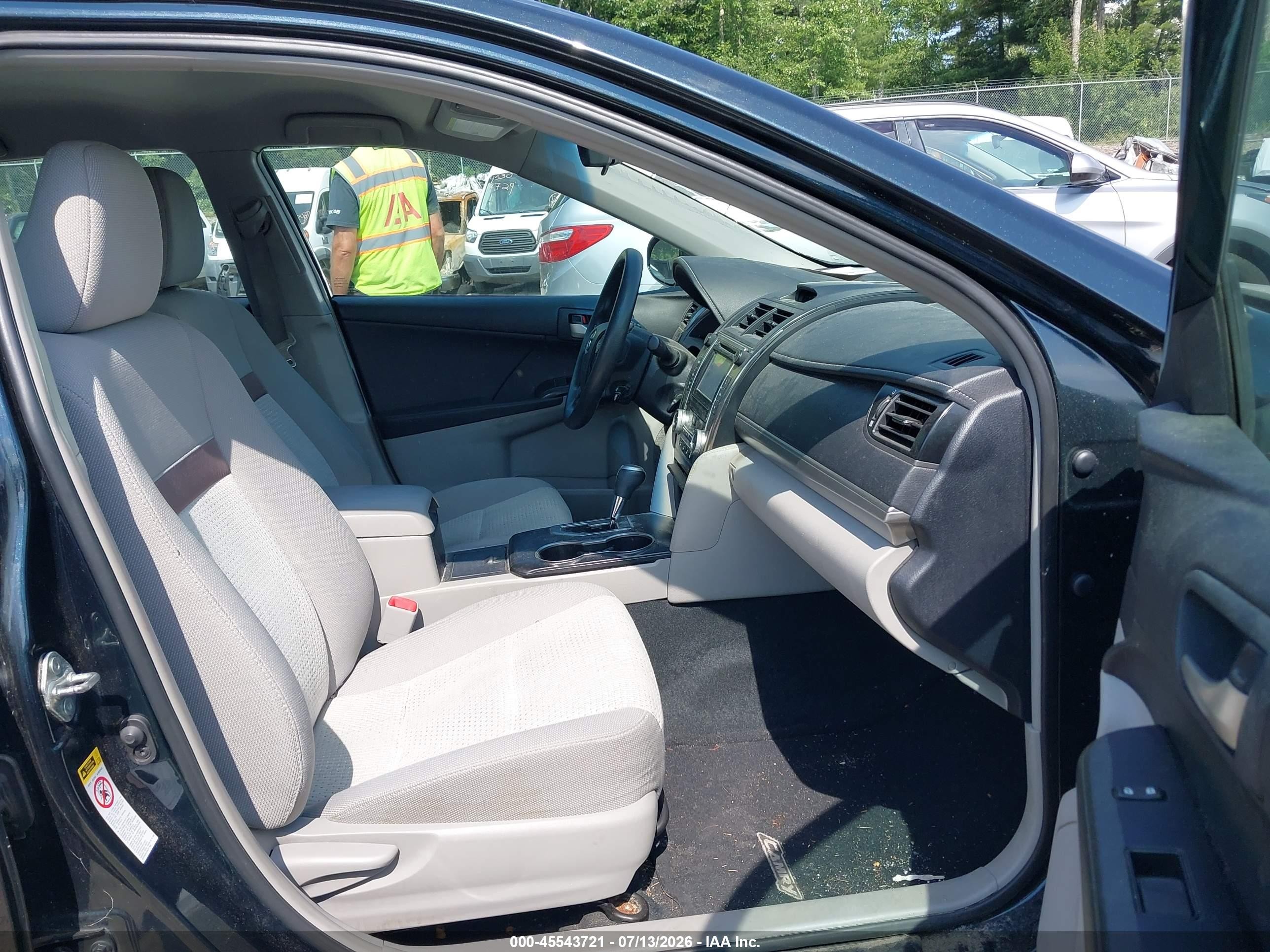 2012 Toyota Camry Le Black vin: 4T1BF1FK9CU199497