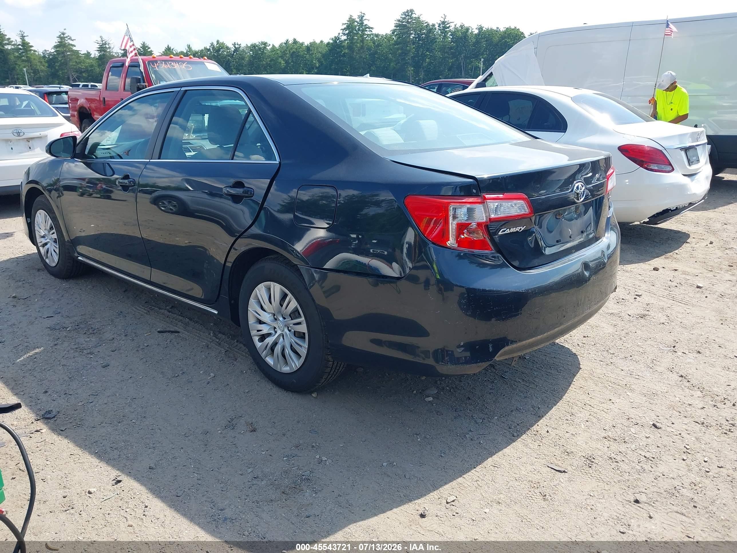 2012 Toyota Camry Le Black vin: 4T1BF1FK9CU199497