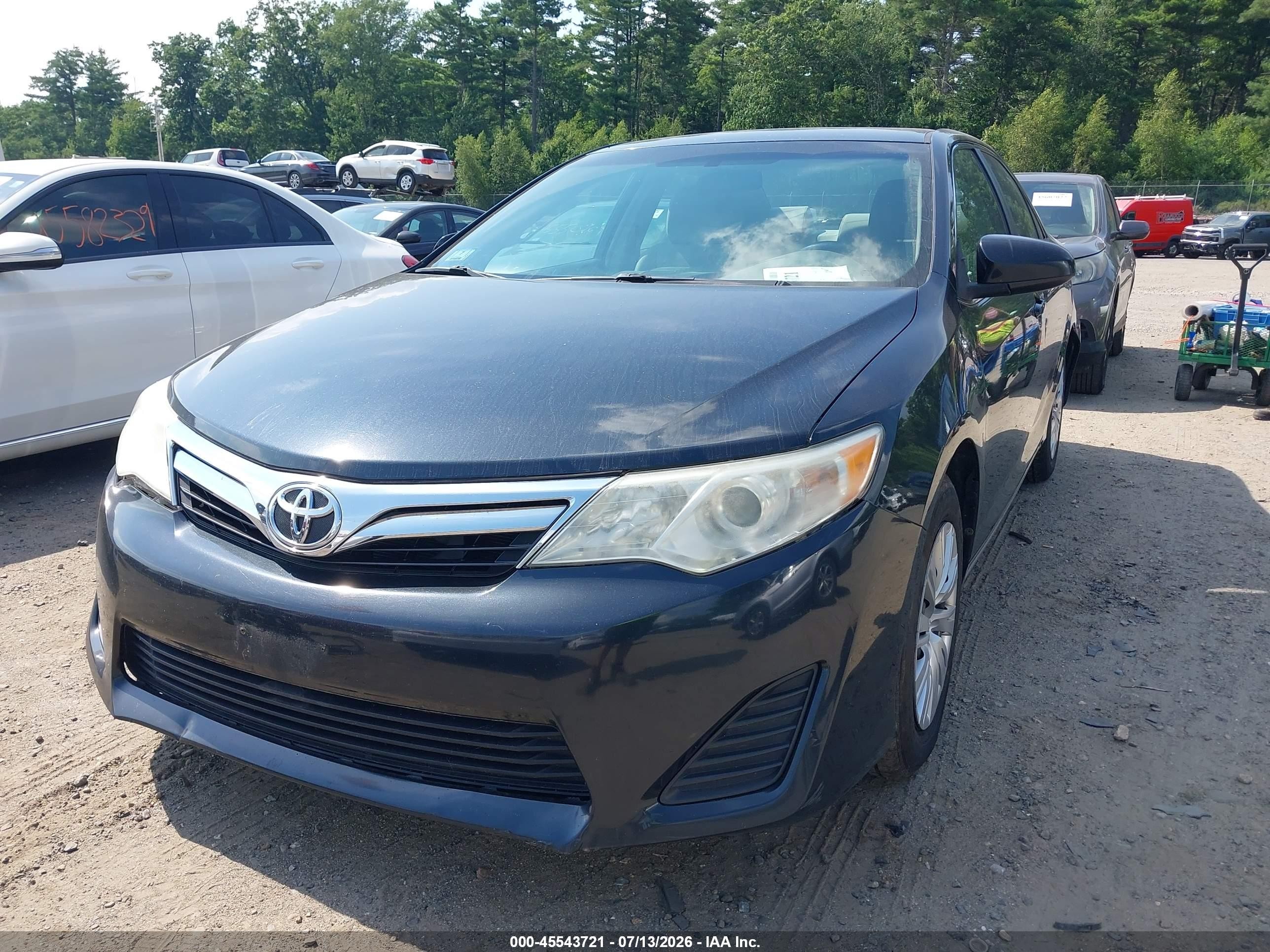 2012 Toyota Camry Le Black vin: 4T1BF1FK9CU199497