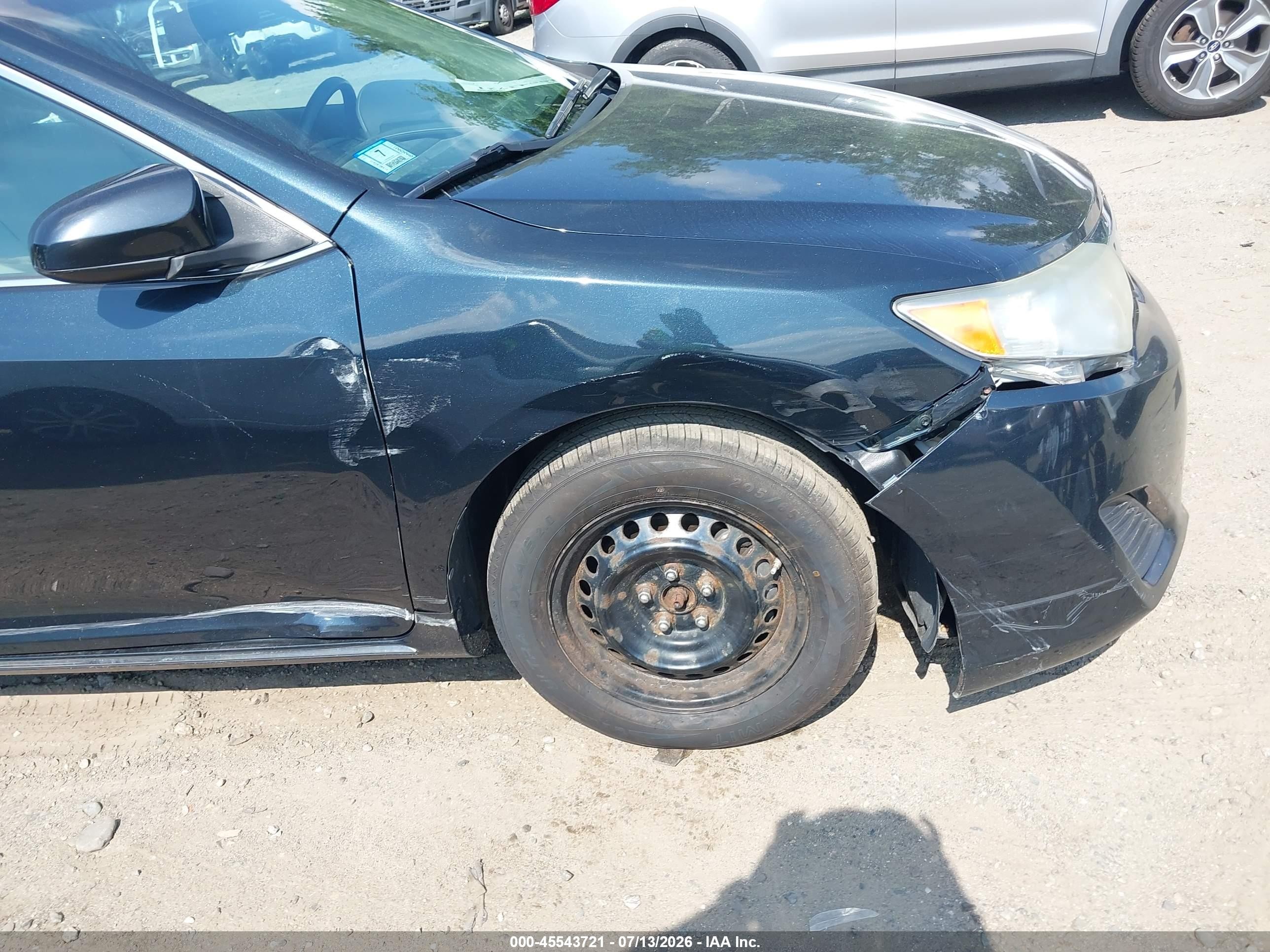 2012 Toyota Camry Le Black vin: 4T1BF1FK9CU199497