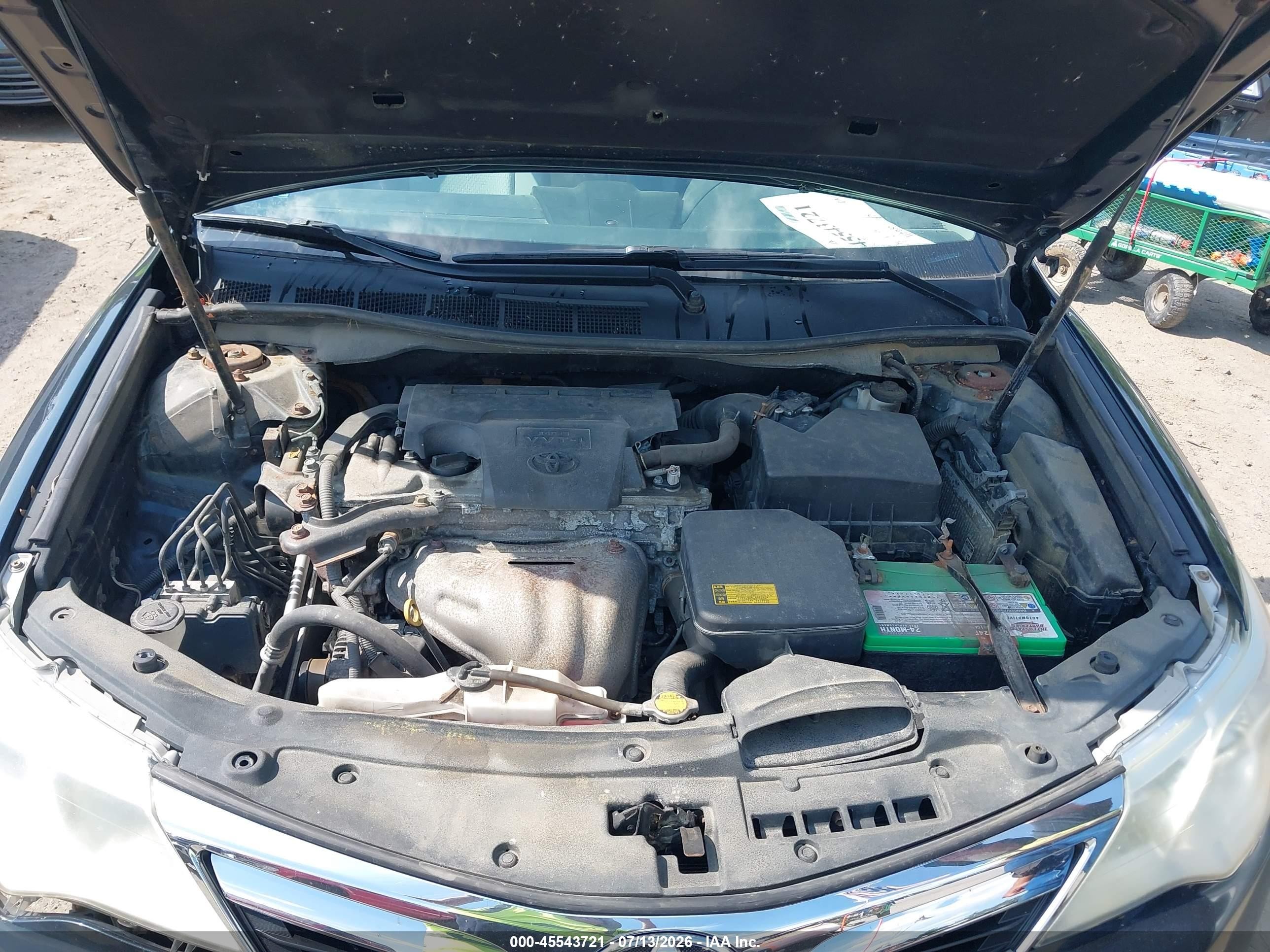 2012 Toyota Camry Le Black vin: 4T1BF1FK9CU199497