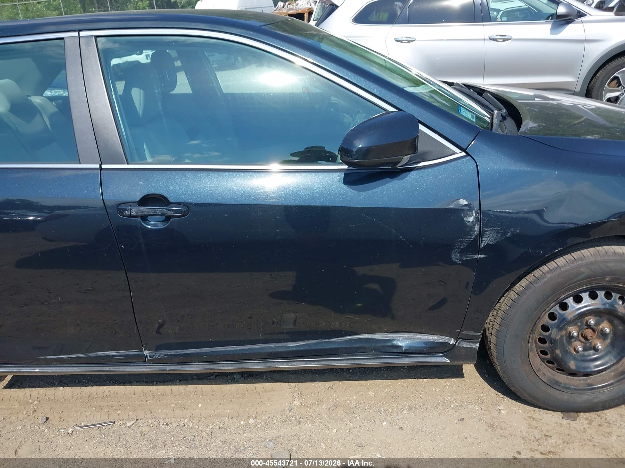 2012 Toyota Camry Le Black vin: 4T1BF1FK9CU199497