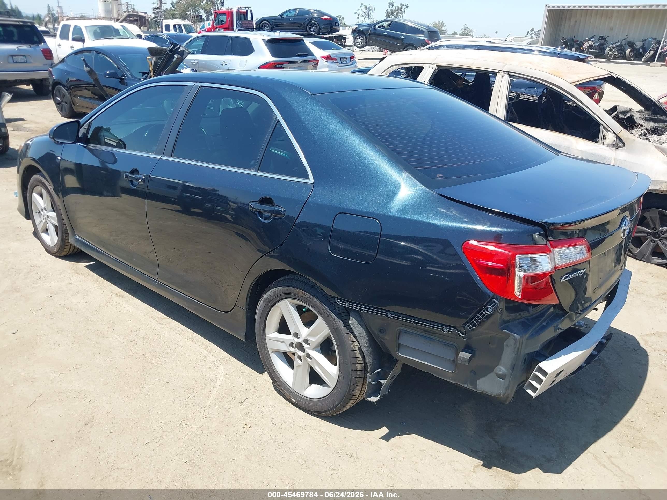 2012 Toyota Camry Se/le/xle Dark Blue vin: 4T1BF1FK9CU203399