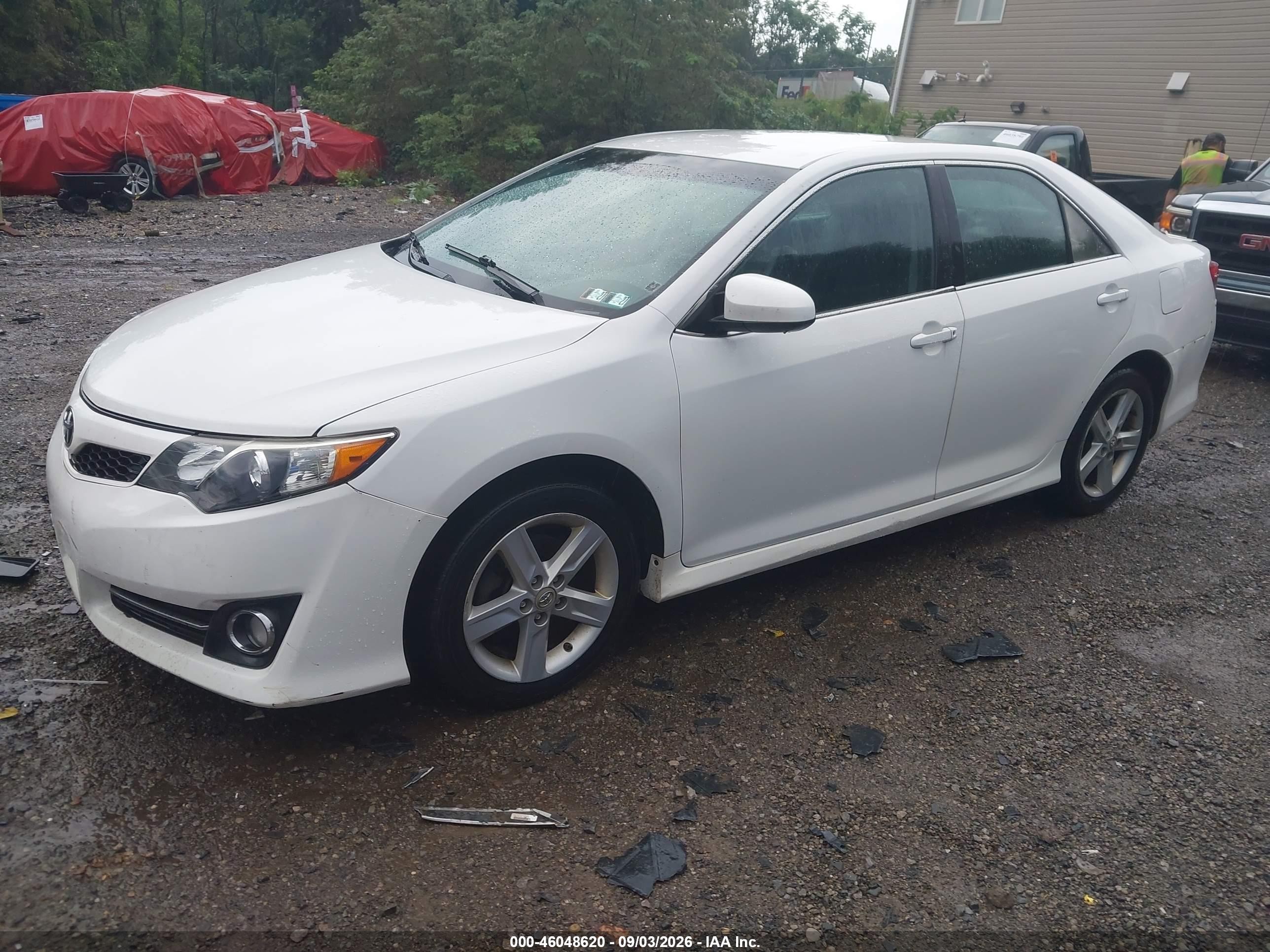 2012 Toyota Camry Se White vin: 4T1BF1FK9CU503704