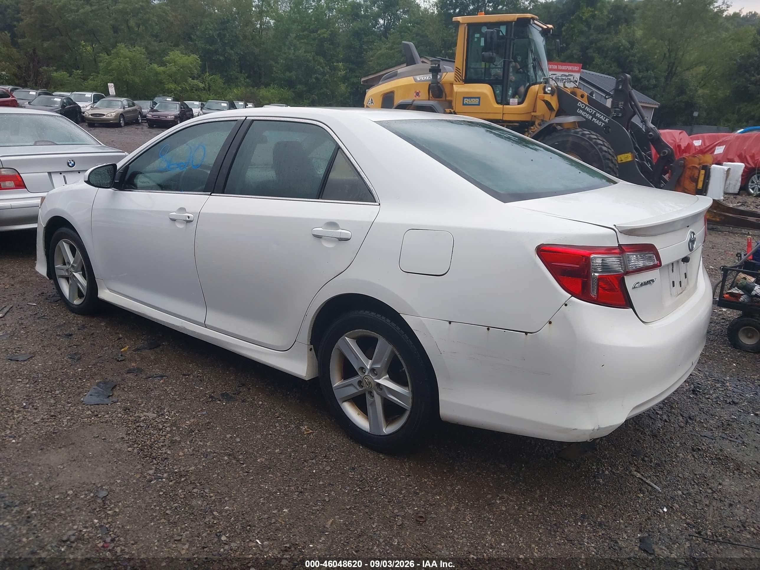 2012 Toyota Camry Se White vin: 4T1BF1FK9CU503704