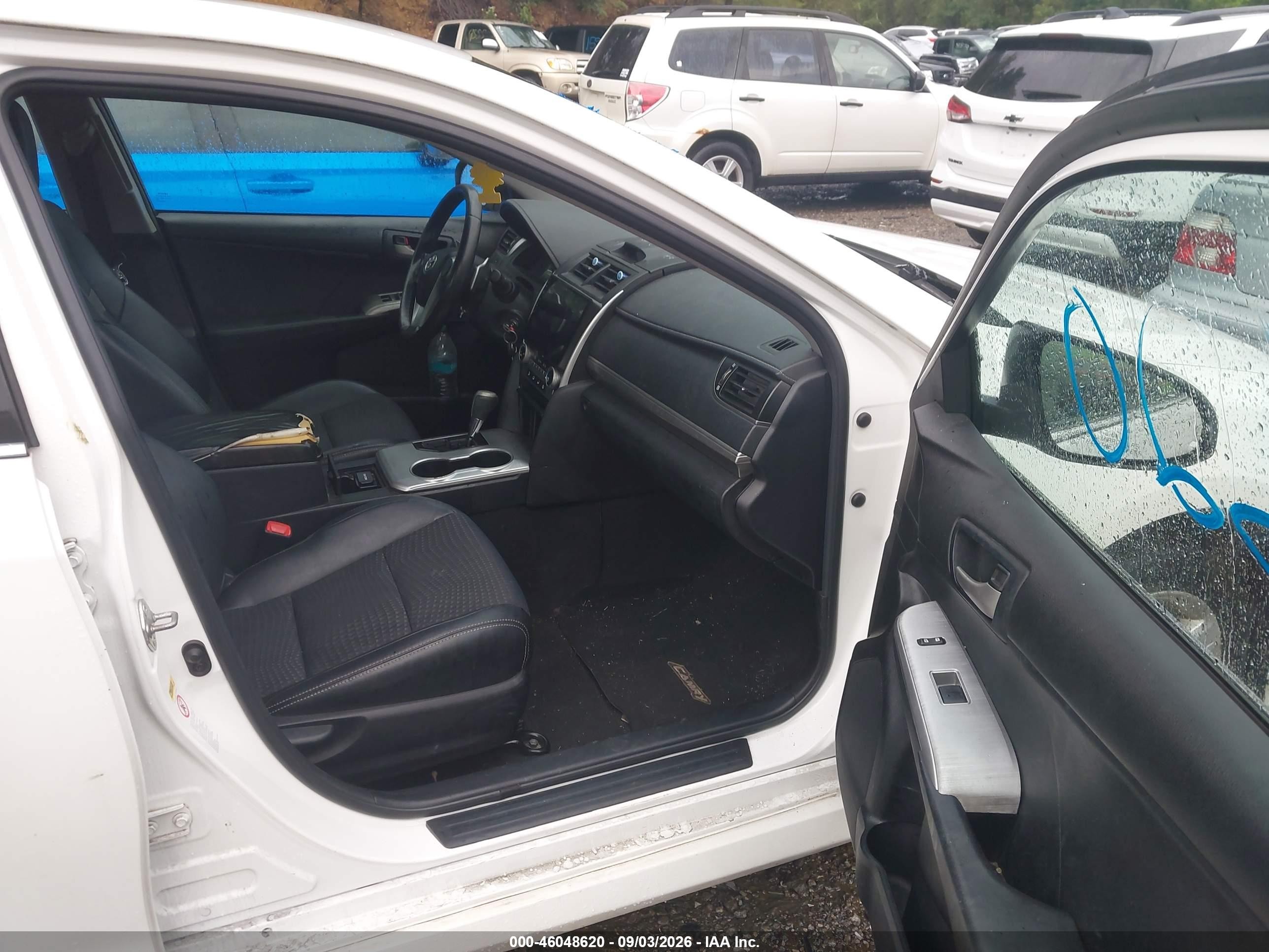 2012 Toyota Camry Se White vin: 4T1BF1FK9CU503704