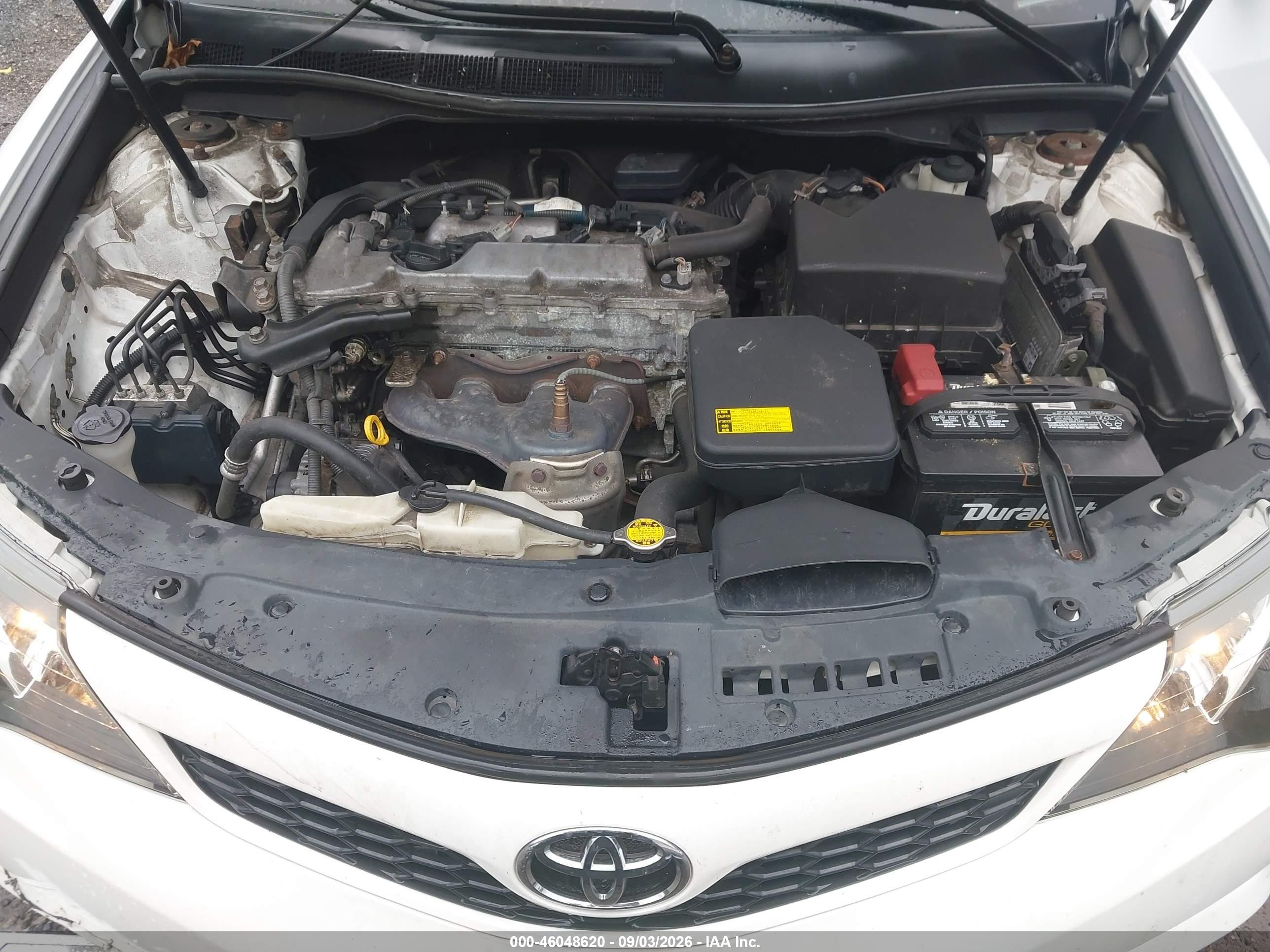 2012 Toyota Camry Se White vin: 4T1BF1FK9CU503704
