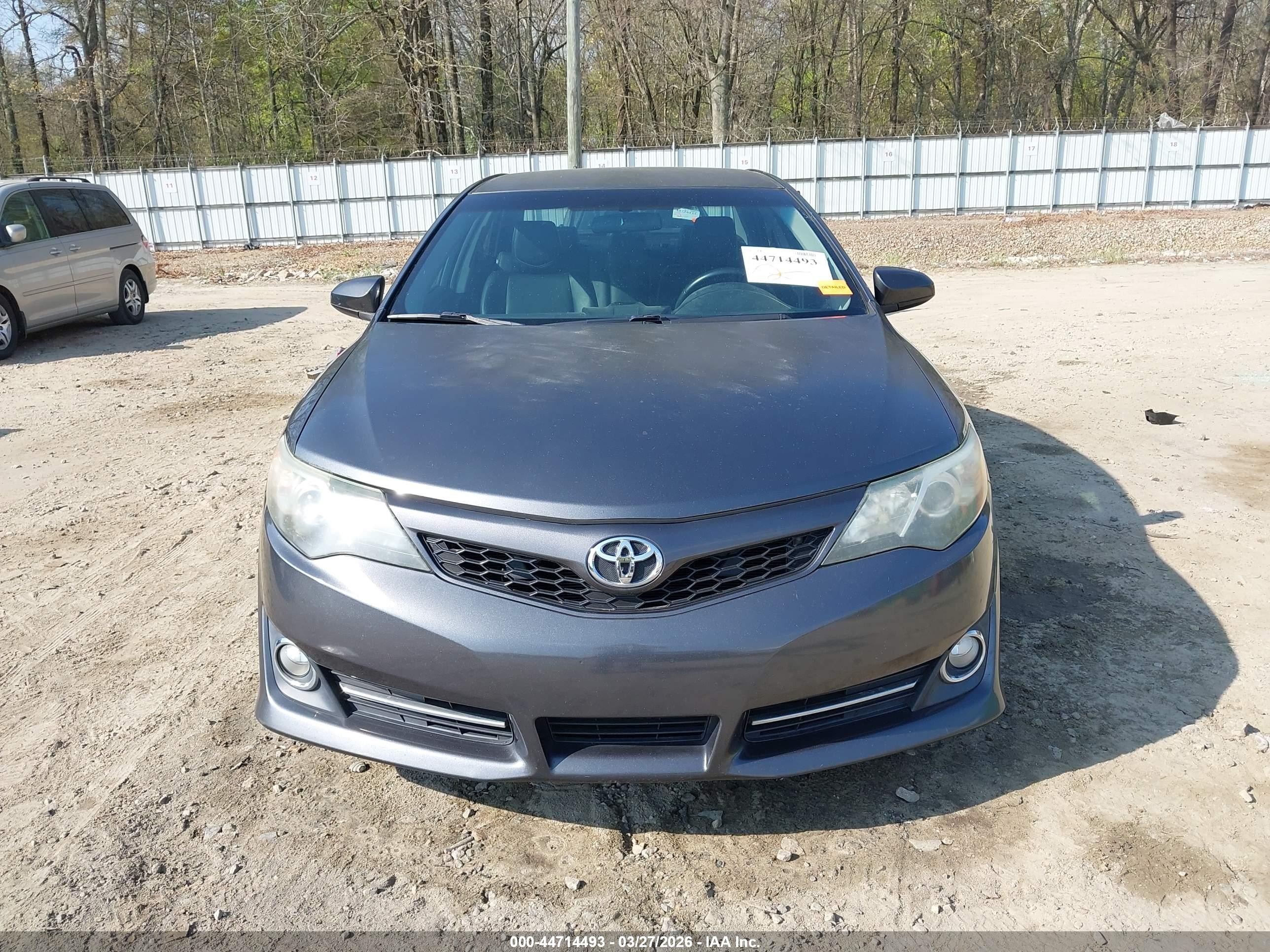 2012 Toyota Camry Se Gray vin: 4T1BF1FK9CU503931