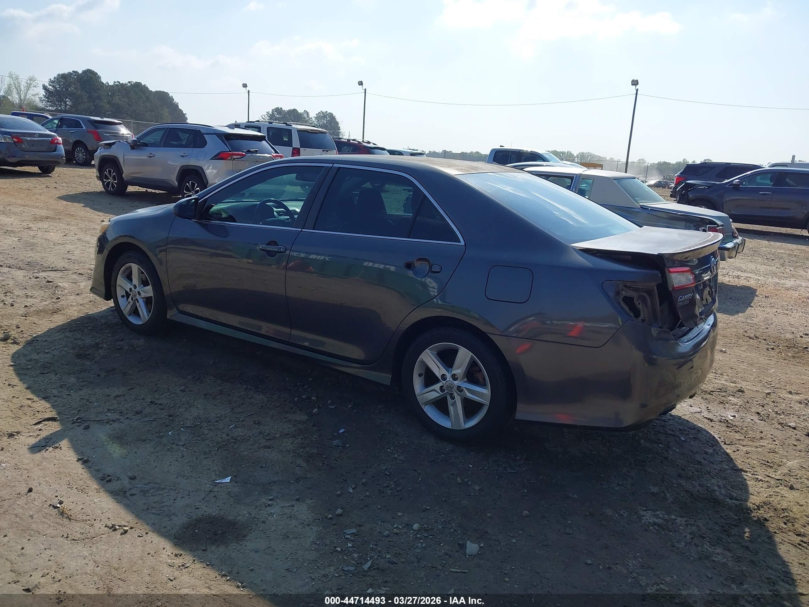 2012 Toyota Camry Se Gray vin: 4T1BF1FK9CU503931