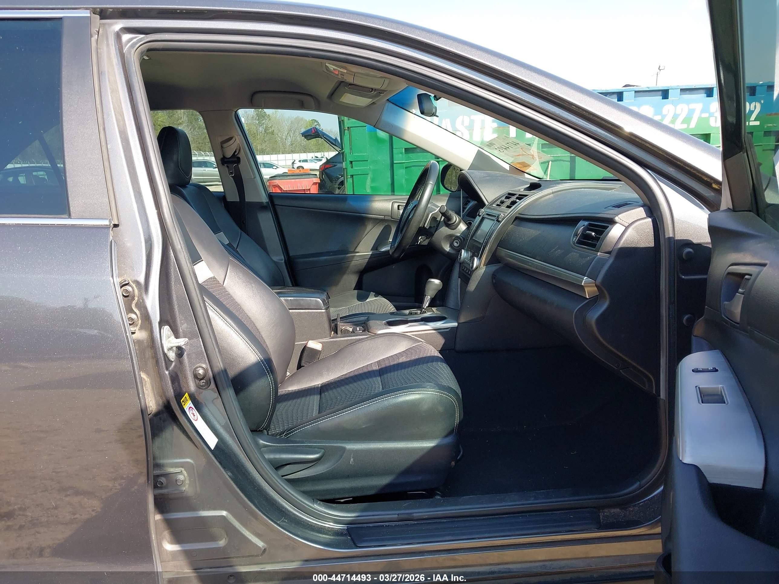 2012 Toyota Camry Se Gray vin: 4T1BF1FK9CU503931