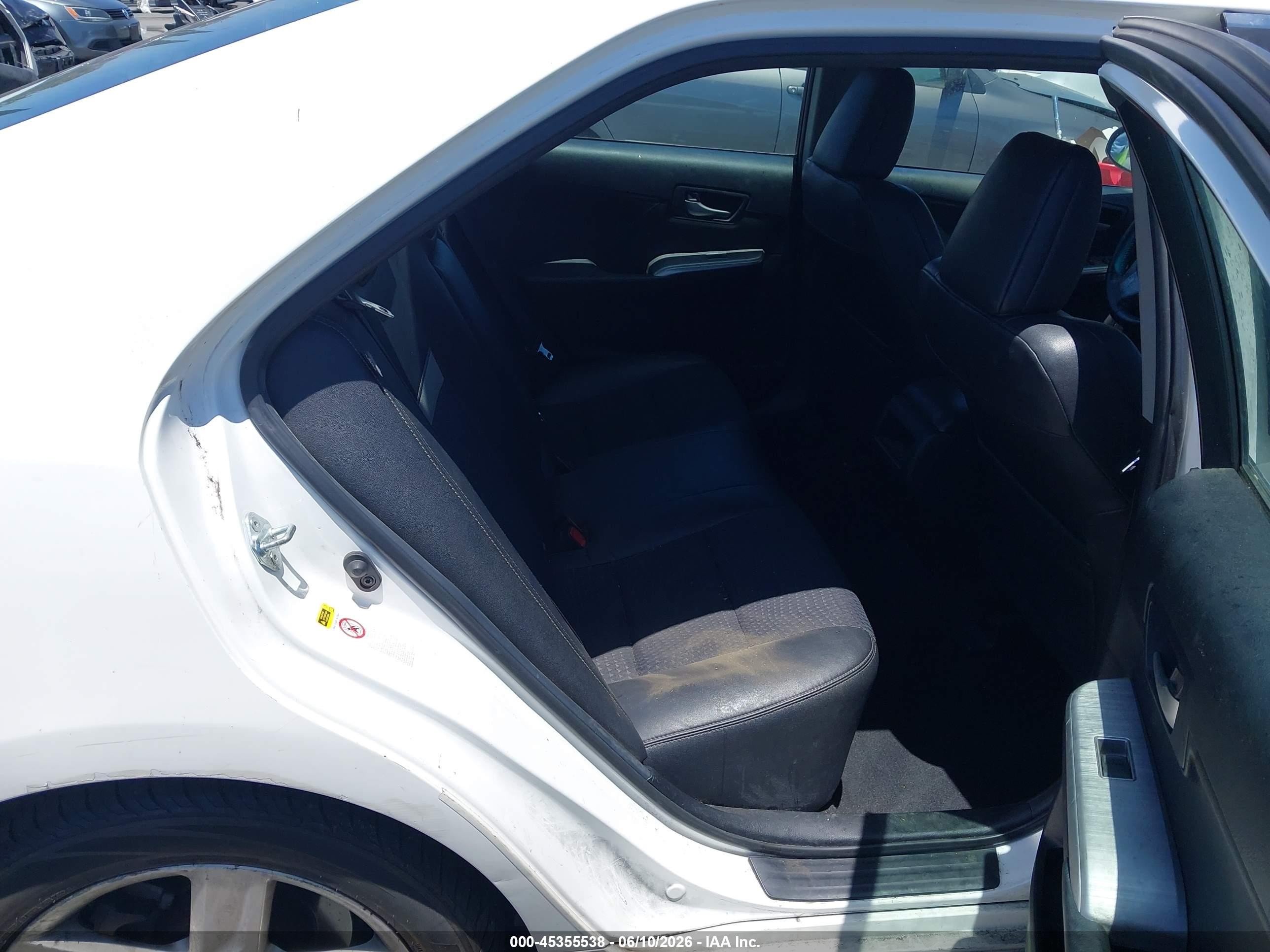 2012 Toyota Camry Se White vin: 4T1BF1FK9CU516131
