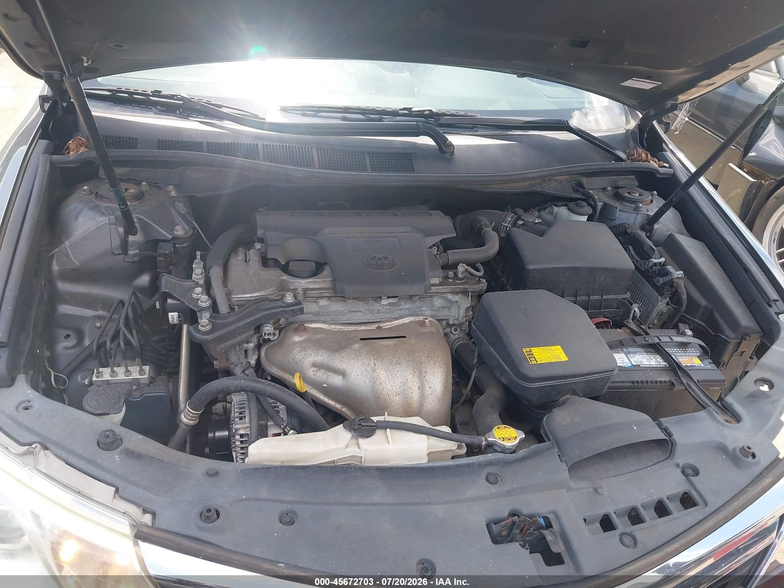 2012 Toyota Camry Xle Gray vin: 4T1BF1FK9CU518929