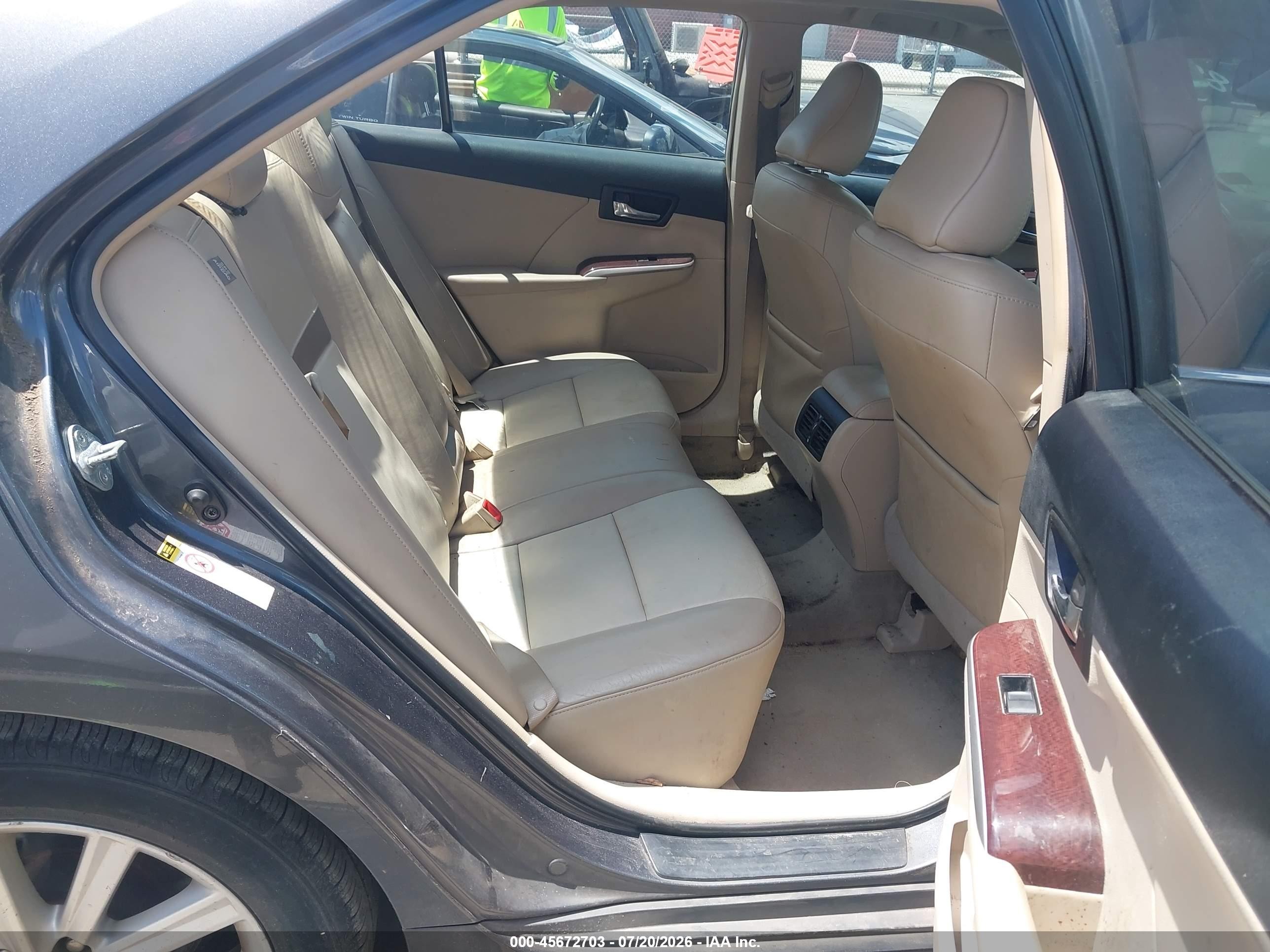2012 Toyota Camry Xle Gray vin: 4T1BF1FK9CU518929