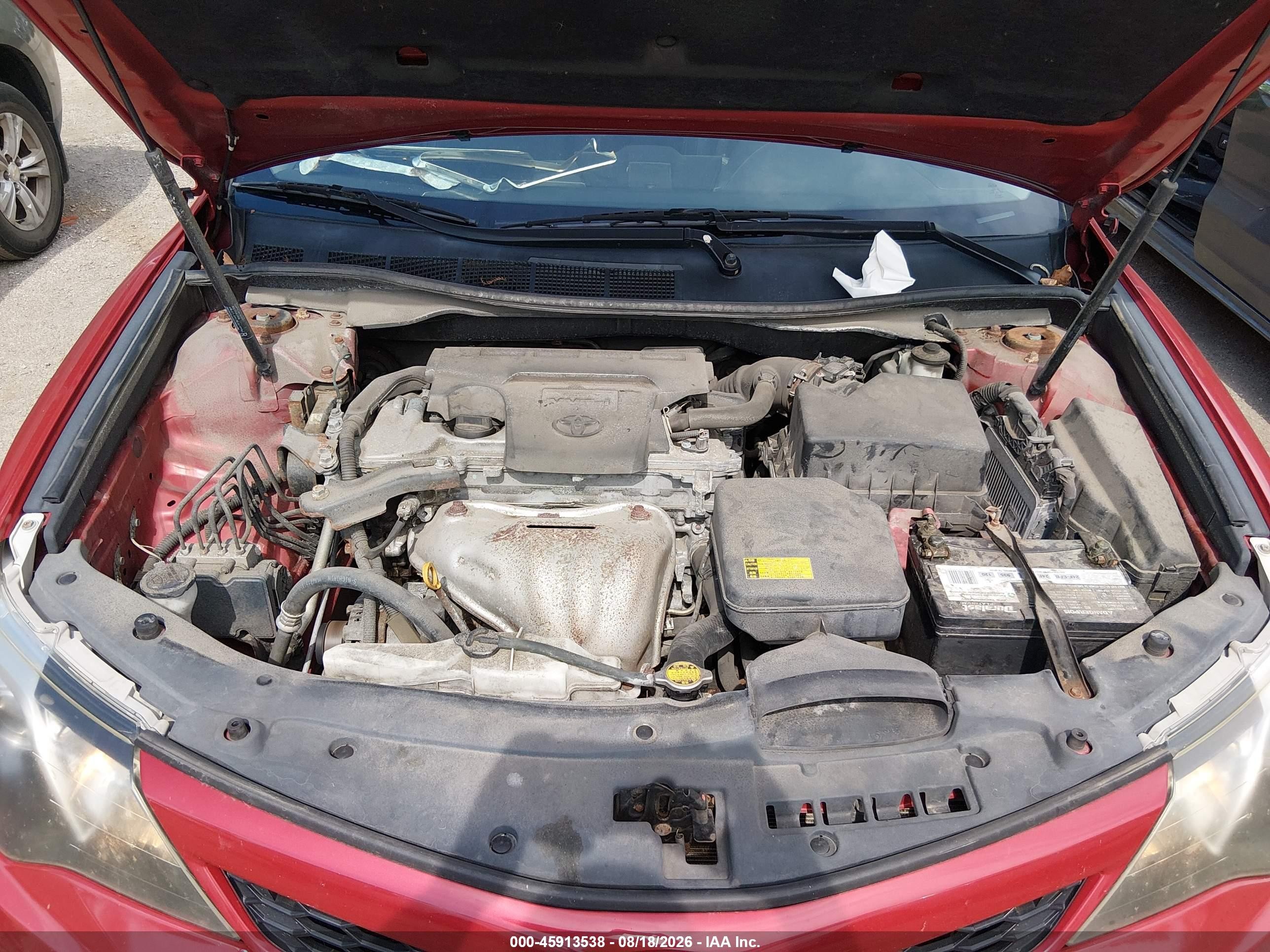 2012 Toyota Camry Se Red vin: 4T1BF1FK9CU530952