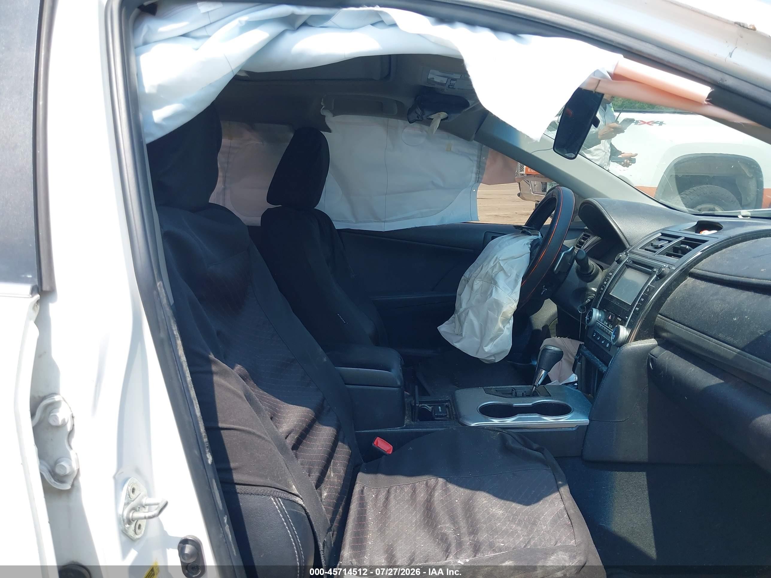 2012 Toyota Camry Se White vin: 4T1BF1FK9CU533379