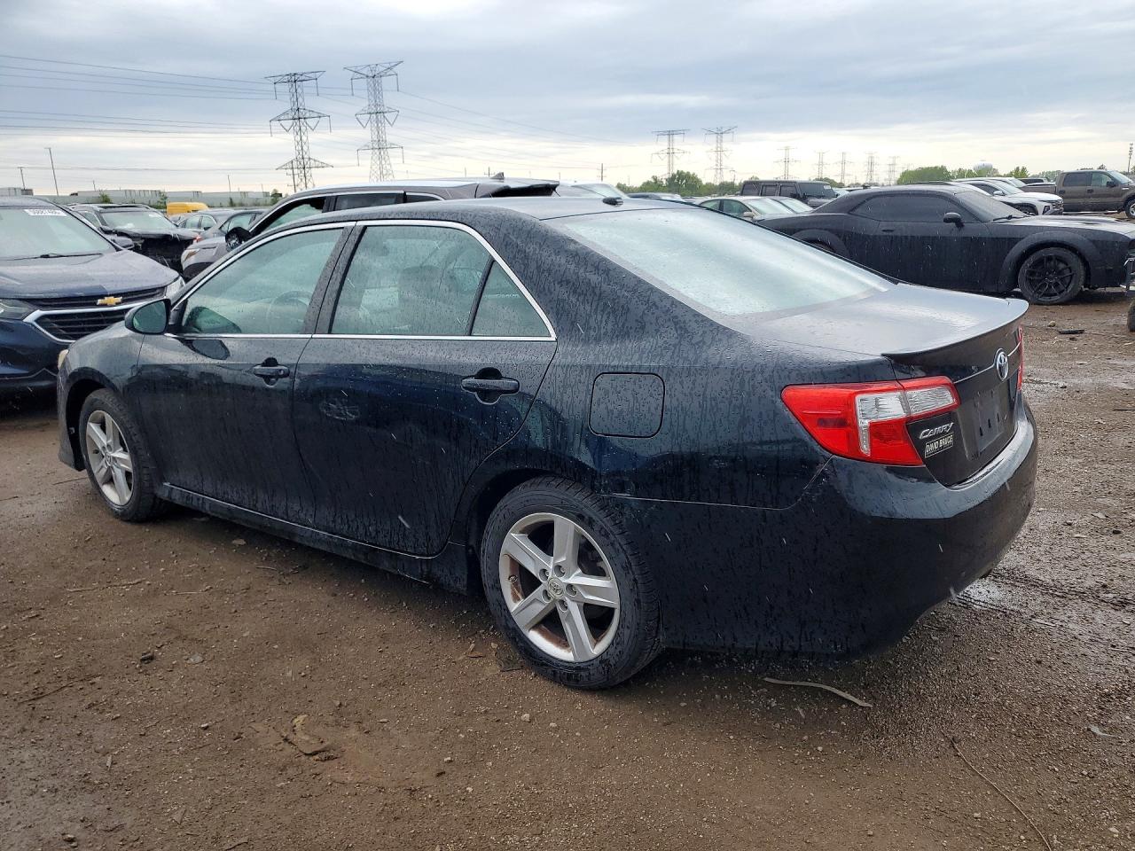 2012 Toyota Camry Se Black vin: 4T1BF1FK9CU534578