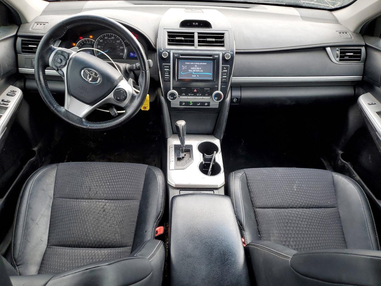 2012 Toyota Camry Se Black vin: 4T1BF1FK9CU534578