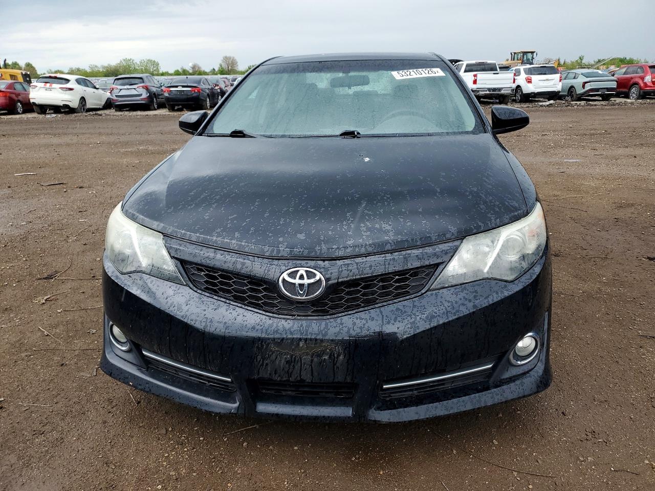 2012 Toyota Camry Se Black vin: 4T1BF1FK9CU534578