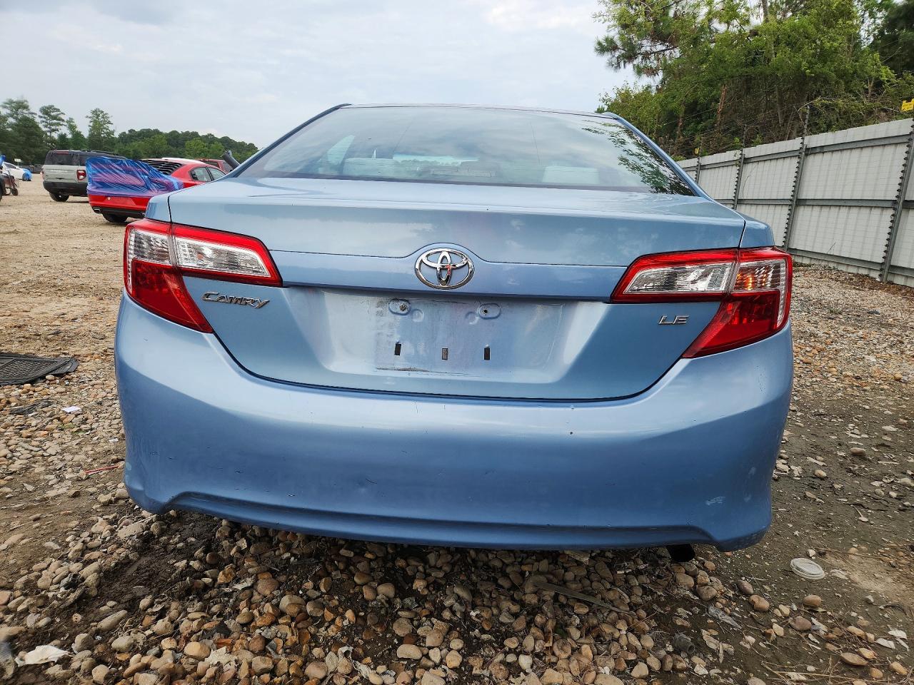 2012 Toyota Camry Le Синий vin: 4T1BF1FK9CU541319