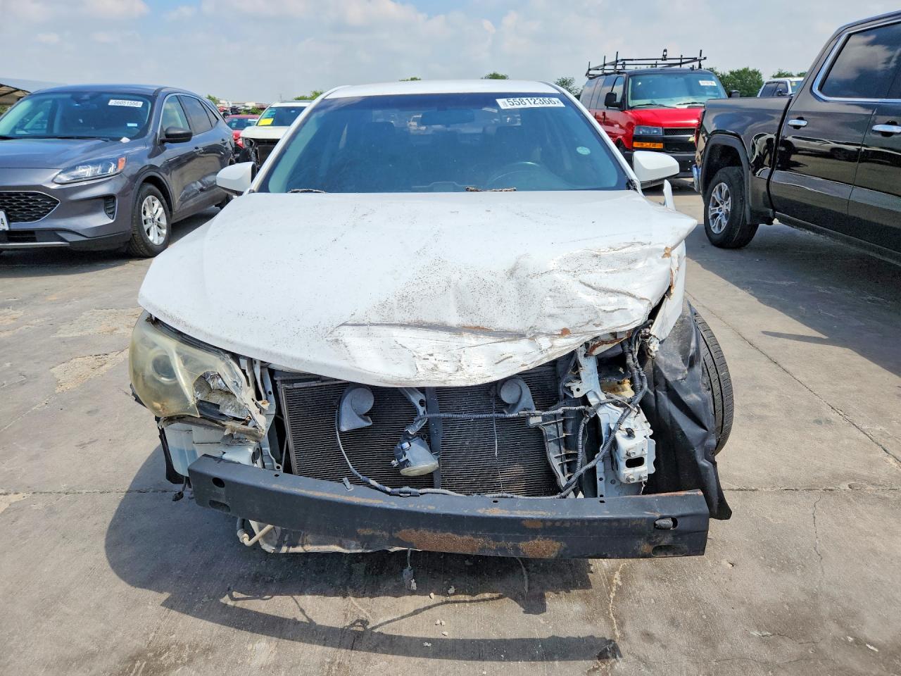 2012 Toyota Camry Se White vin: 4T1BF1FK9CU544544