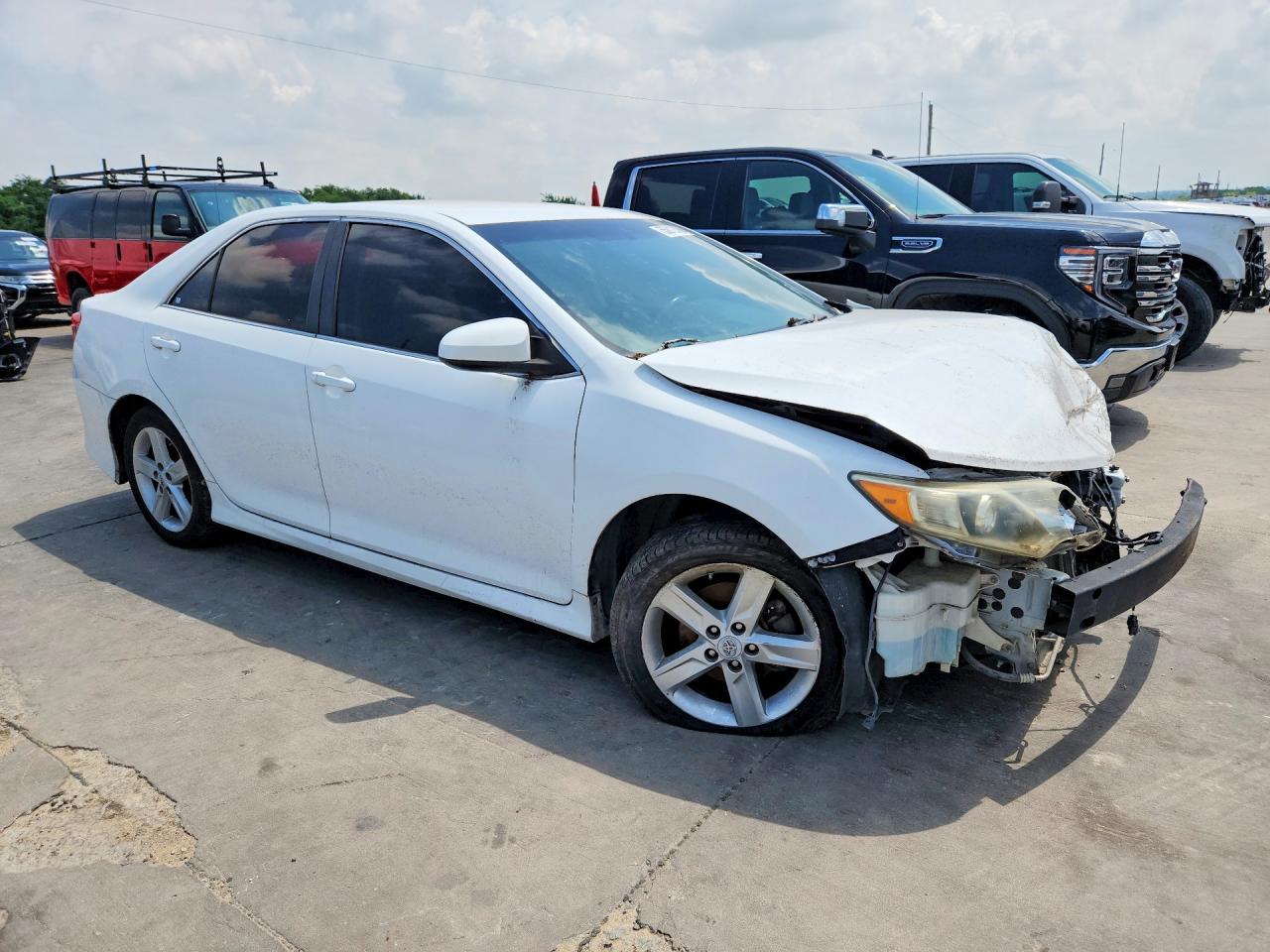 2012 Toyota Camry Se White vin: 4T1BF1FK9CU544544