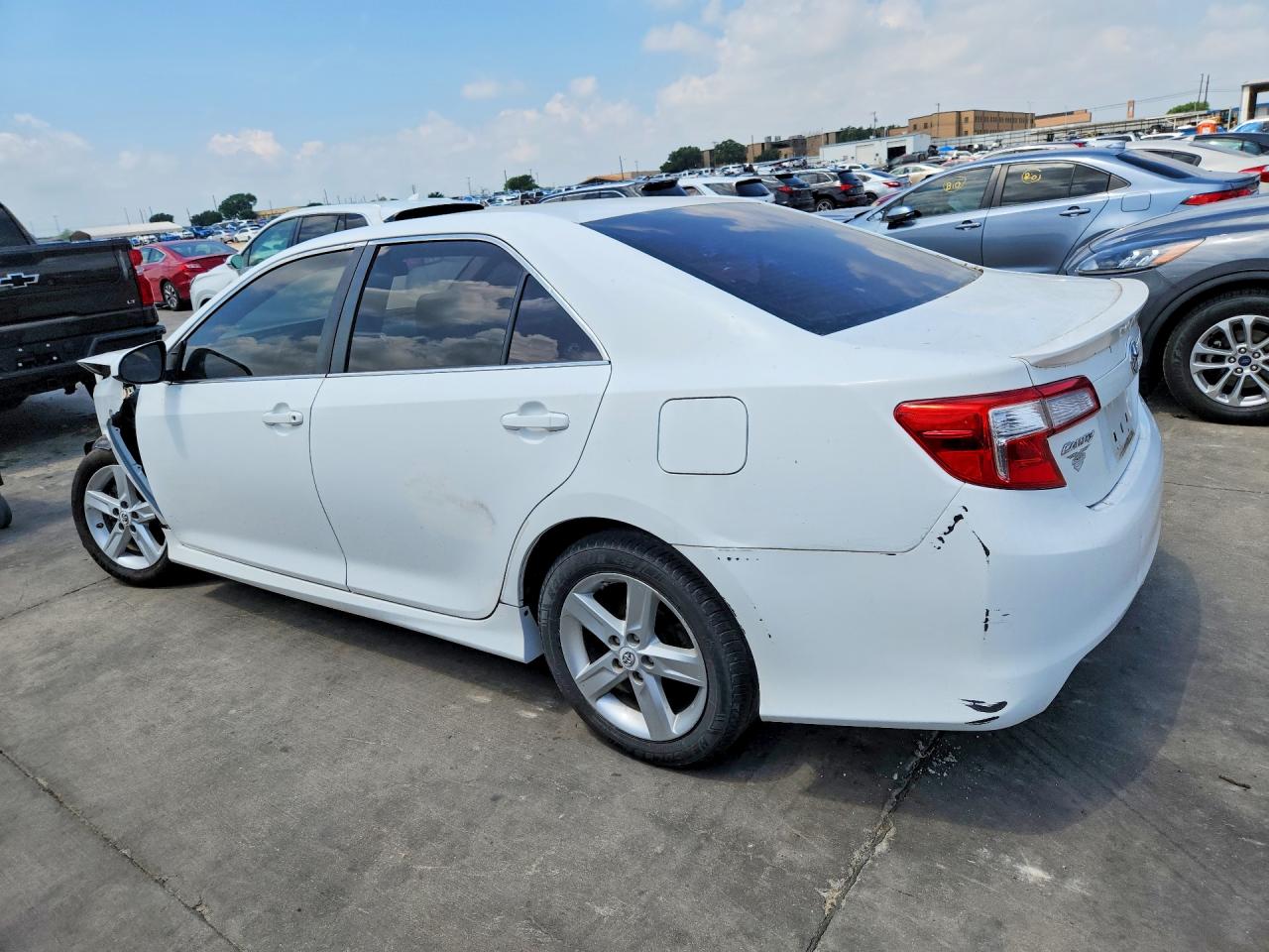 2012 Toyota Camry Se White vin: 4T1BF1FK9CU544544