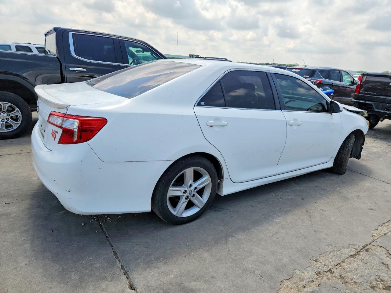 2012 Toyota Camry Se White vin: 4T1BF1FK9CU544544