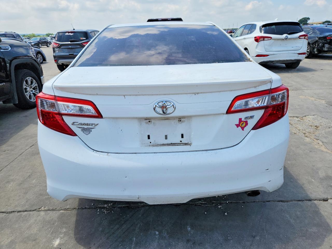 2012 Toyota Camry Se White vin: 4T1BF1FK9CU544544