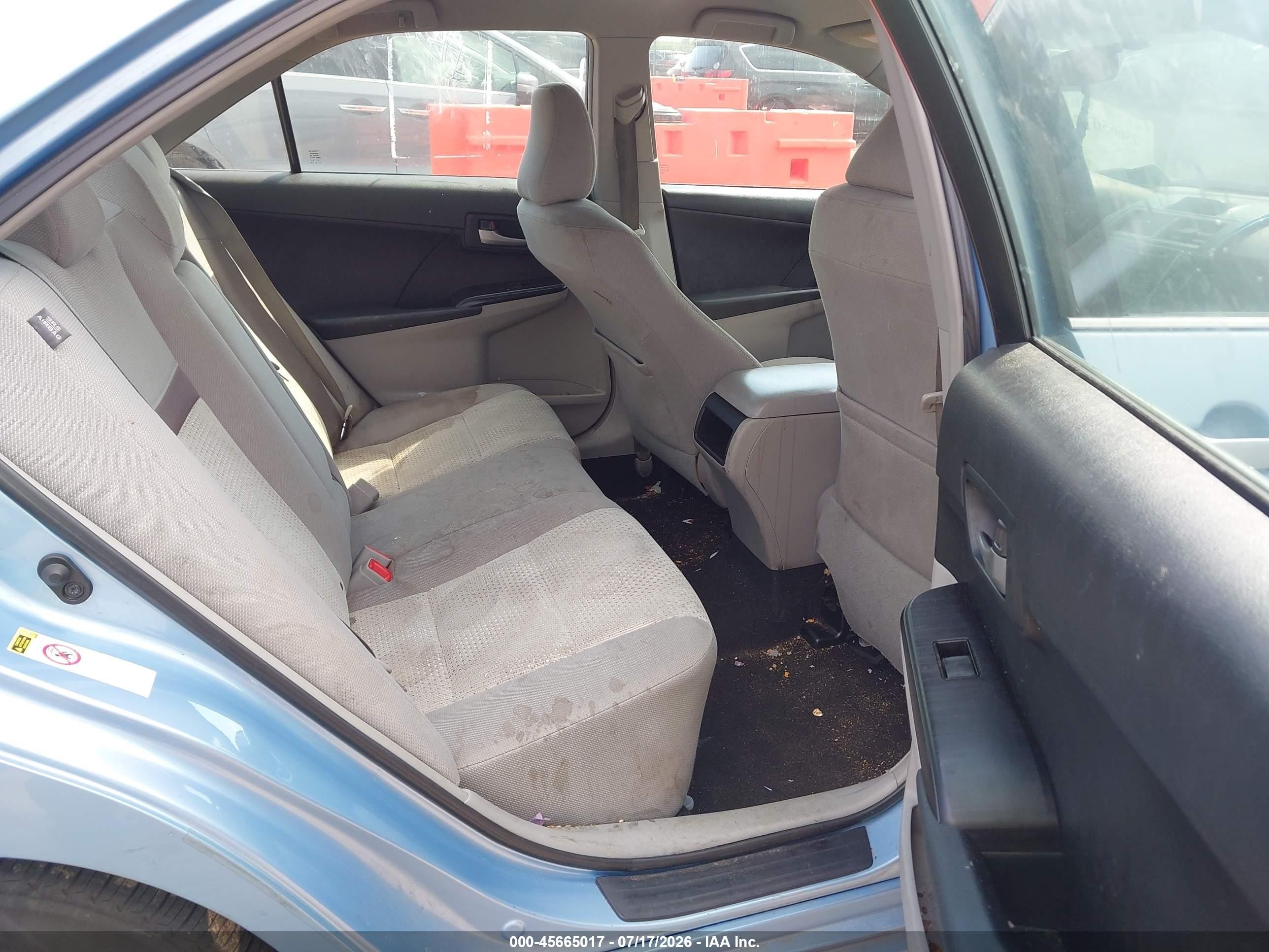 2012 Toyota Camry Le Blue vin: 4T1BF1FK9CU557830