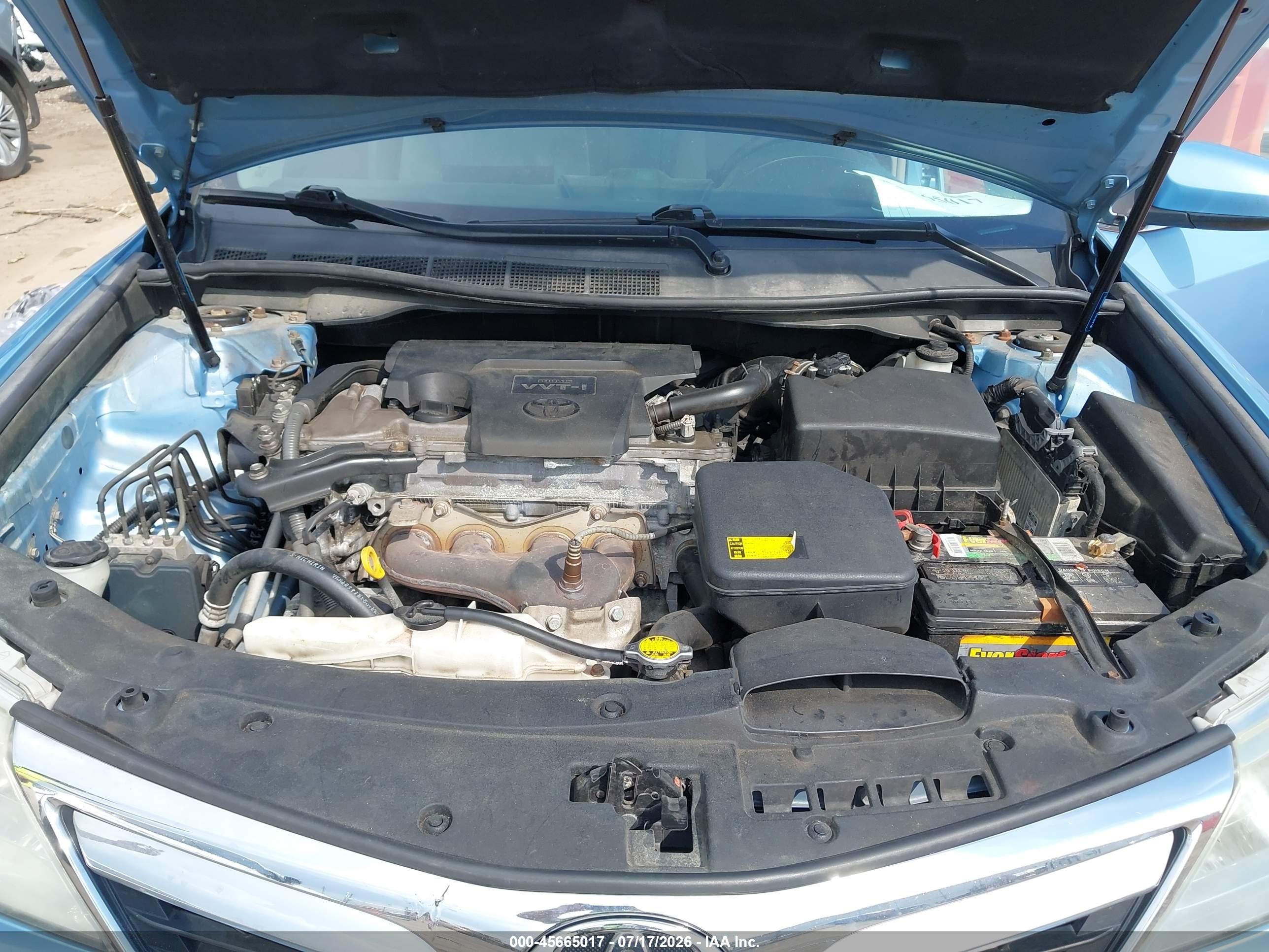2012 Toyota Camry Le Blue vin: 4T1BF1FK9CU557830