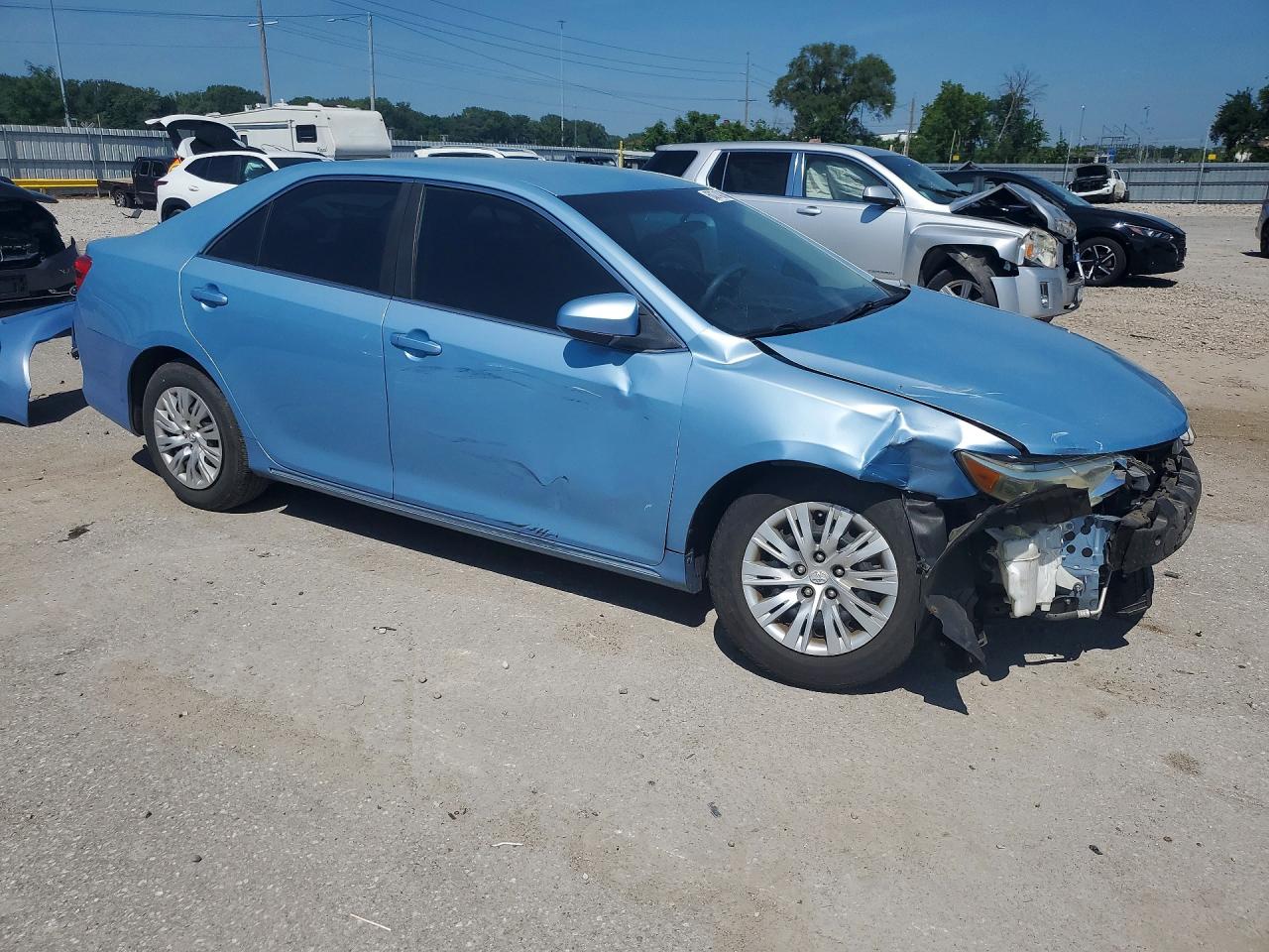 2012 Toyota Camry Le Синий vin: 4T1BF1FK9CU558671