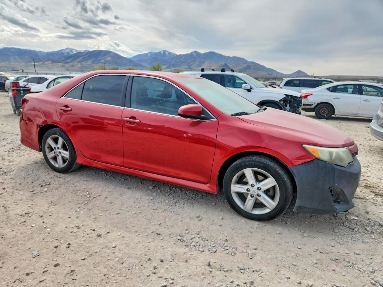 2012 Toyota Camry Se Red vin: 4T1BF1FK9CU562574