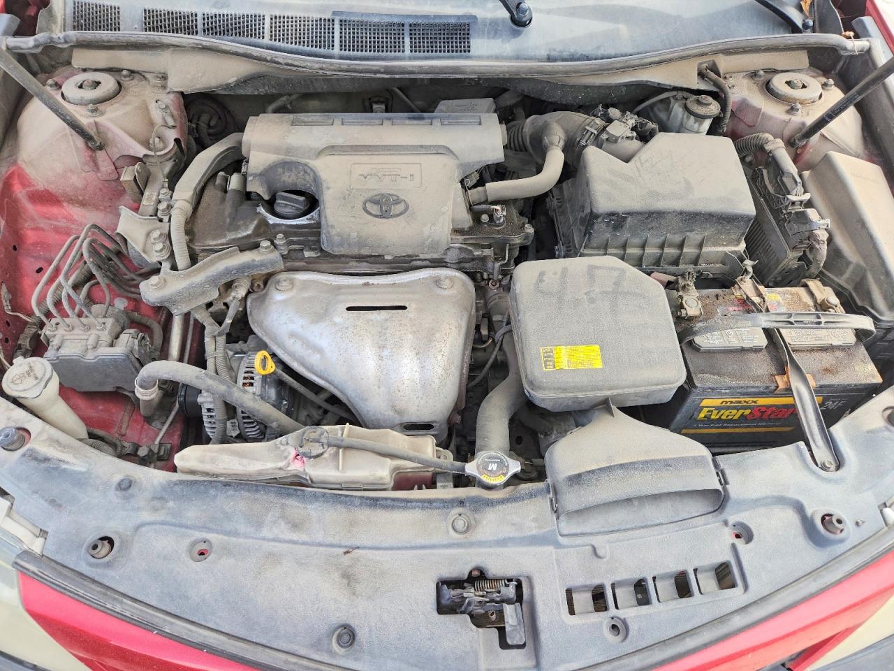 2012 Toyota Camry Se Red vin: 4T1BF1FK9CU562574