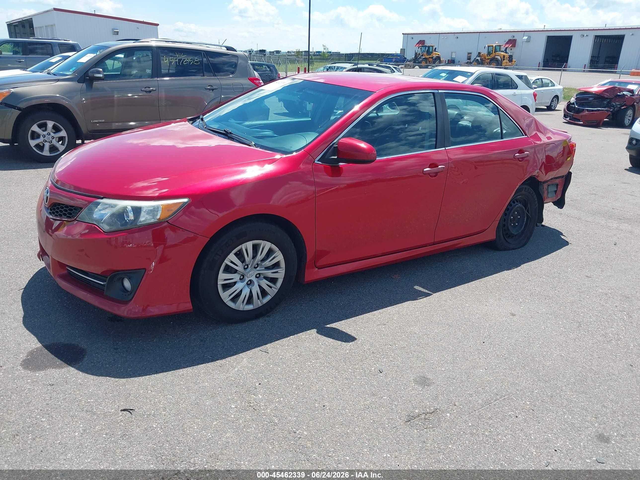 2012 Toyota Camry Se Red vin: 4T1BF1FK9CU566818