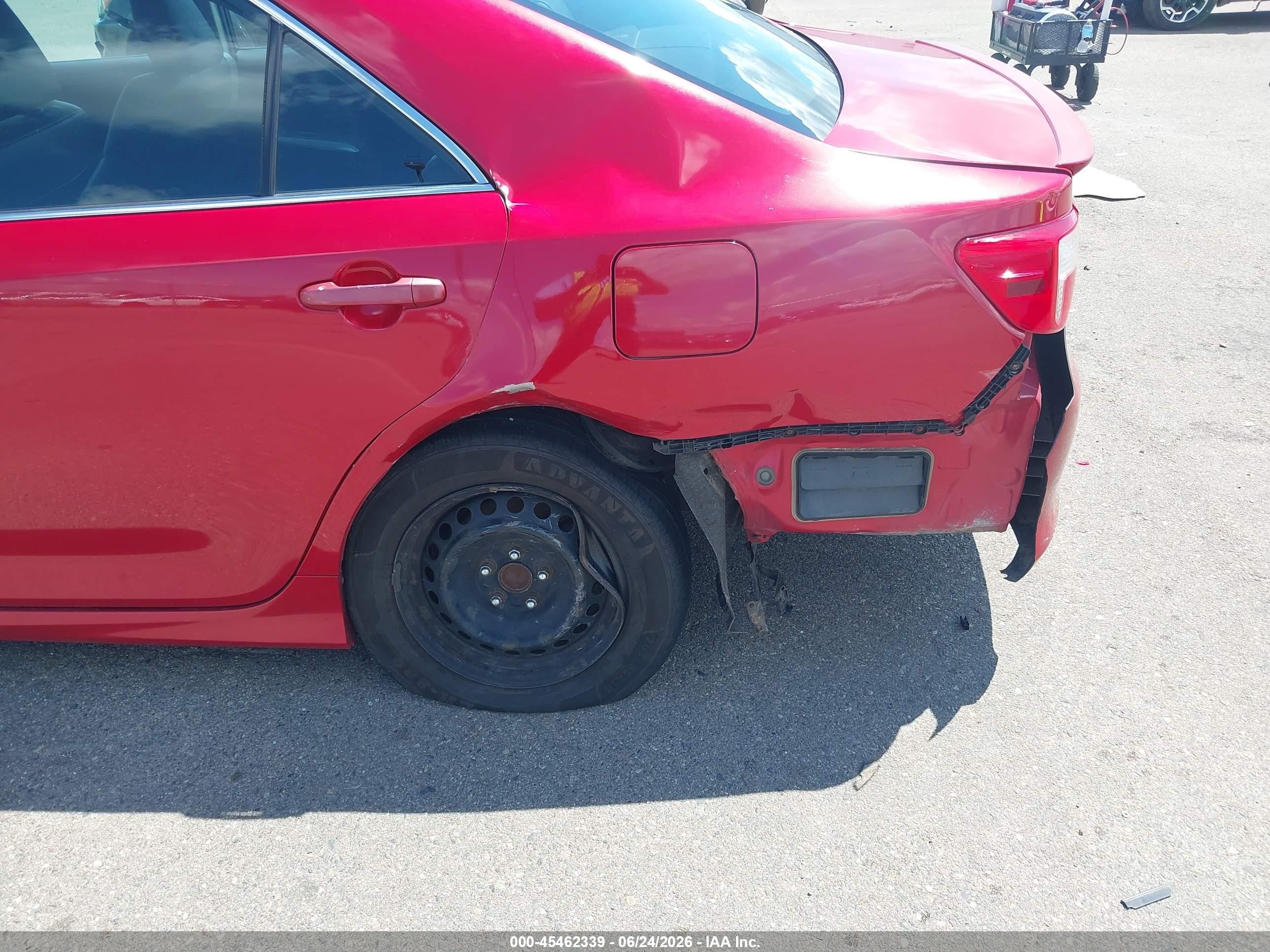 2012 Toyota Camry Se Red vin: 4T1BF1FK9CU566818