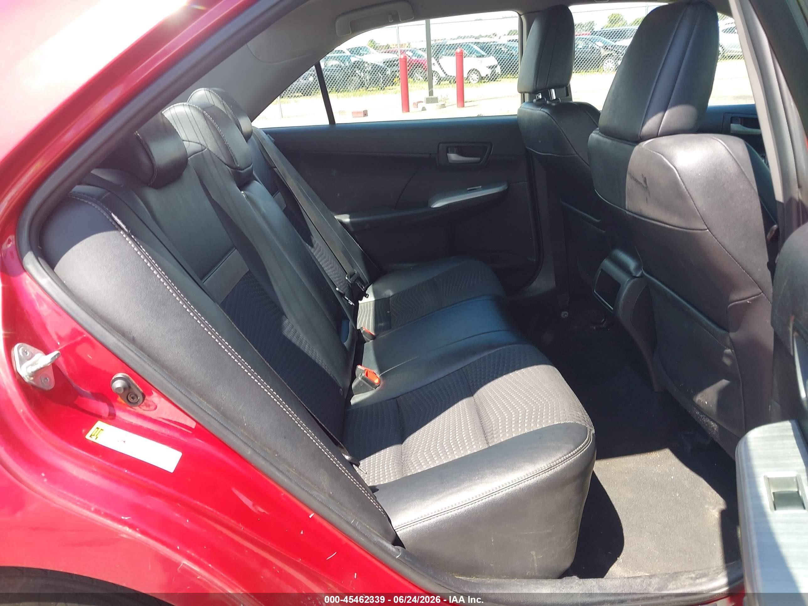 2012 Toyota Camry Se Red vin: 4T1BF1FK9CU566818