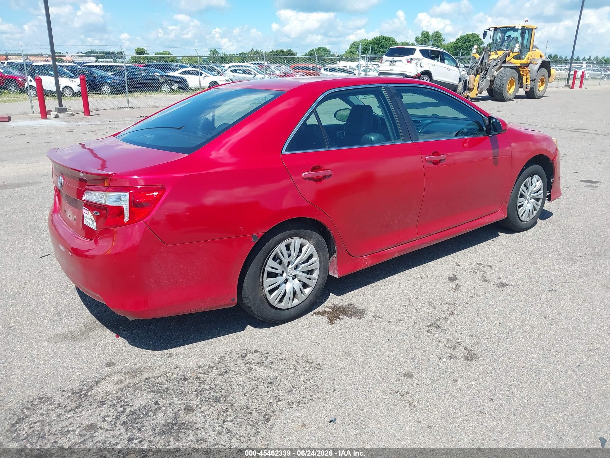 2012 Toyota Camry Se Red vin: 4T1BF1FK9CU566818
