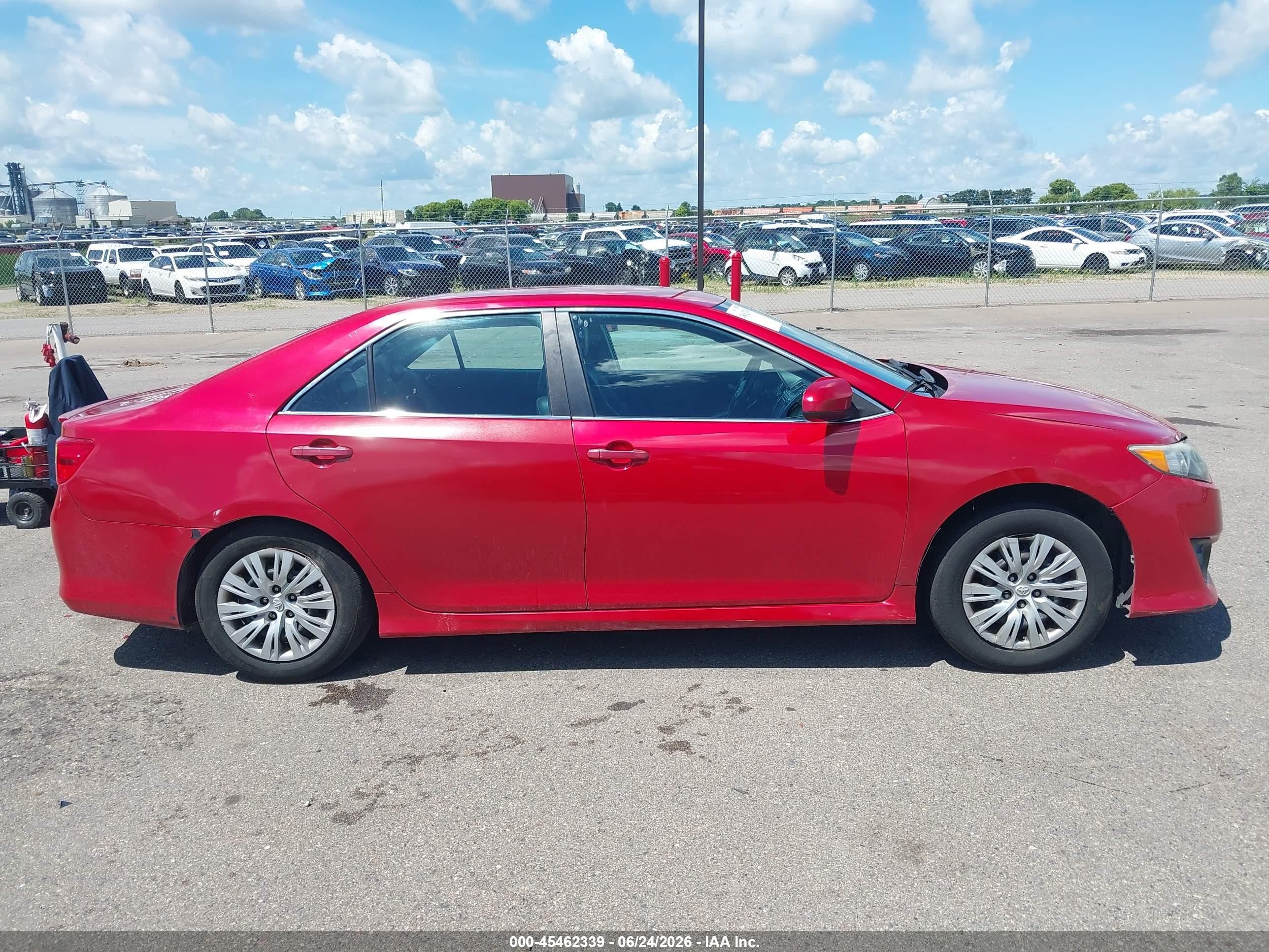 2012 Toyota Camry Se Red vin: 4T1BF1FK9CU566818