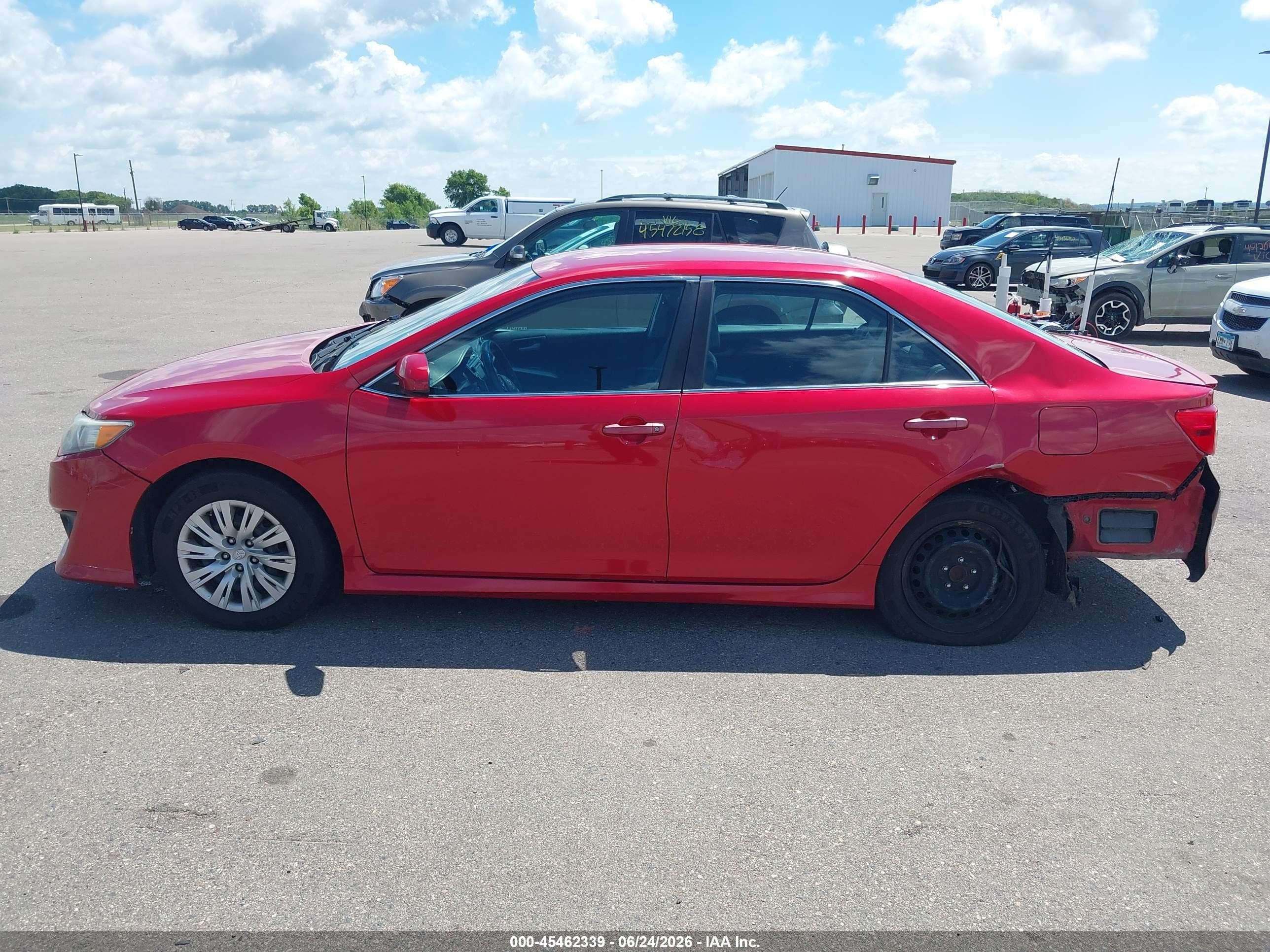 2012 Toyota Camry Se Red vin: 4T1BF1FK9CU566818