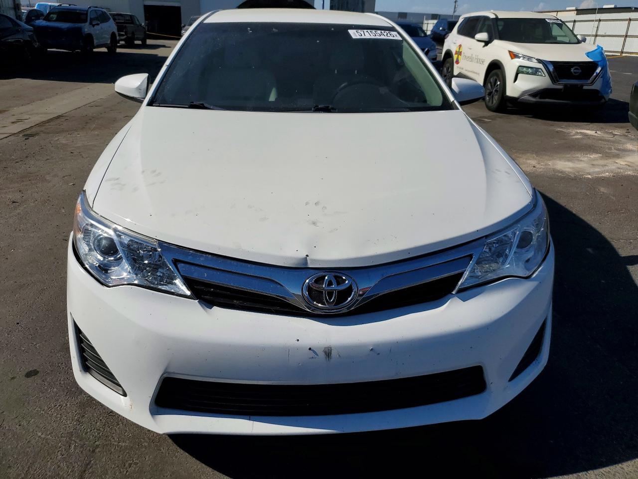 2012 Toyota Camry Le White vin: 4T1BF1FK9CU576037