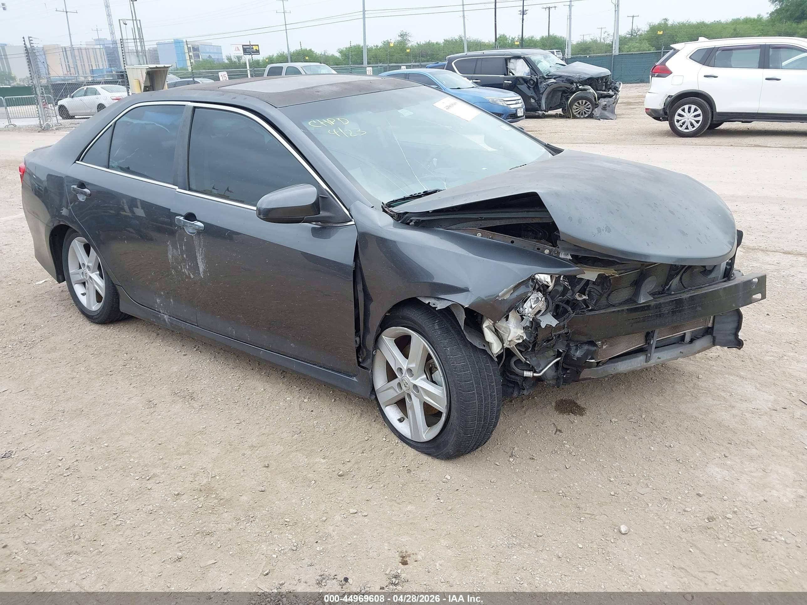 2012 Toyota Camry Se Gray vin: 4T1BF1FK9CU593114