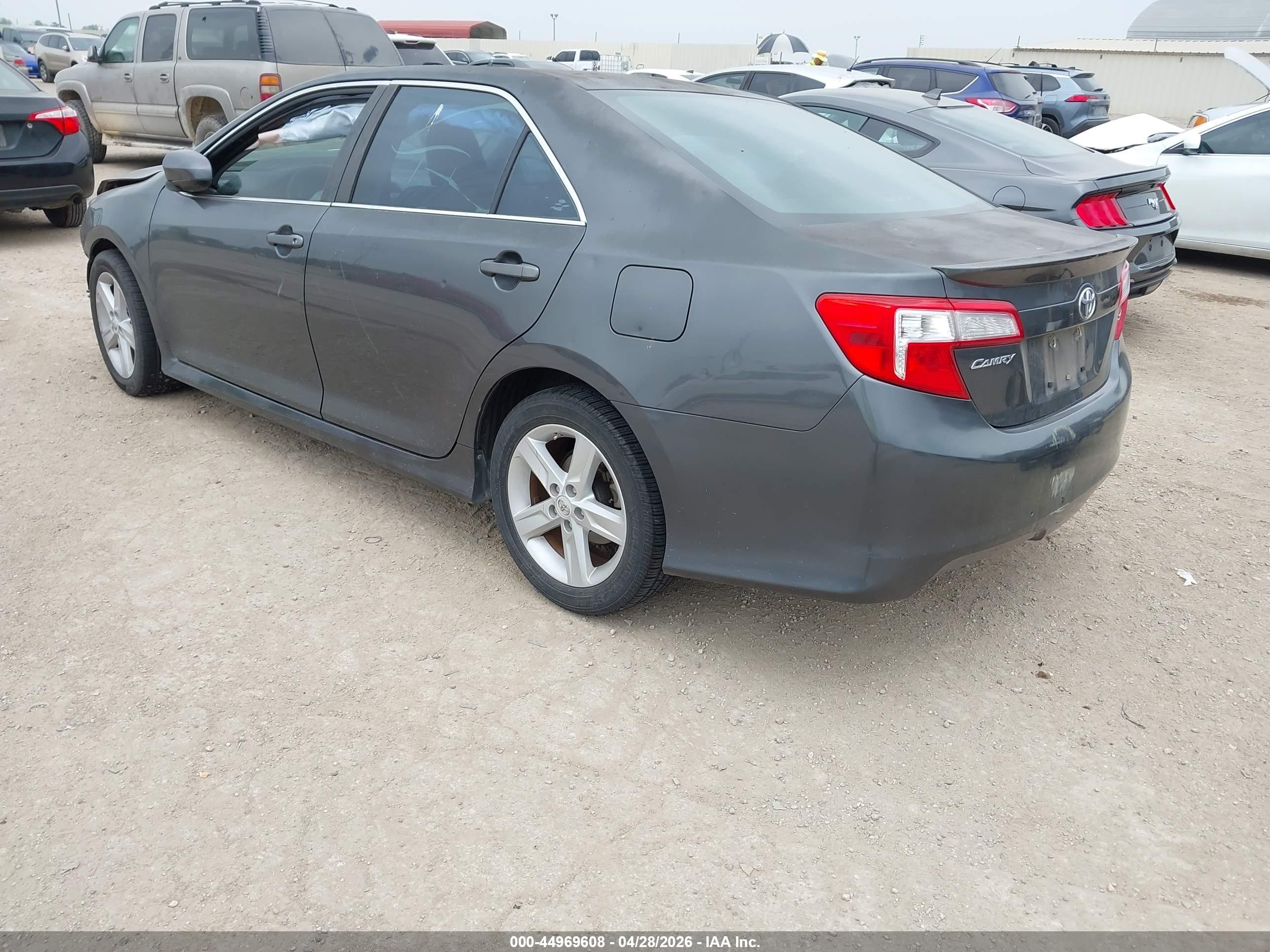 2012 Toyota Camry Se Gray vin: 4T1BF1FK9CU593114