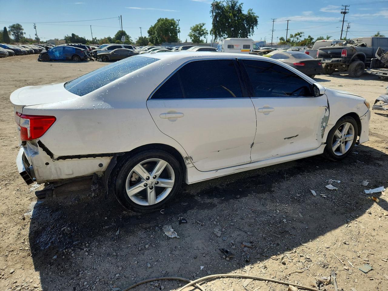 2012 Toyota Camry Se White vin: 4T1BF1FK9CU594165