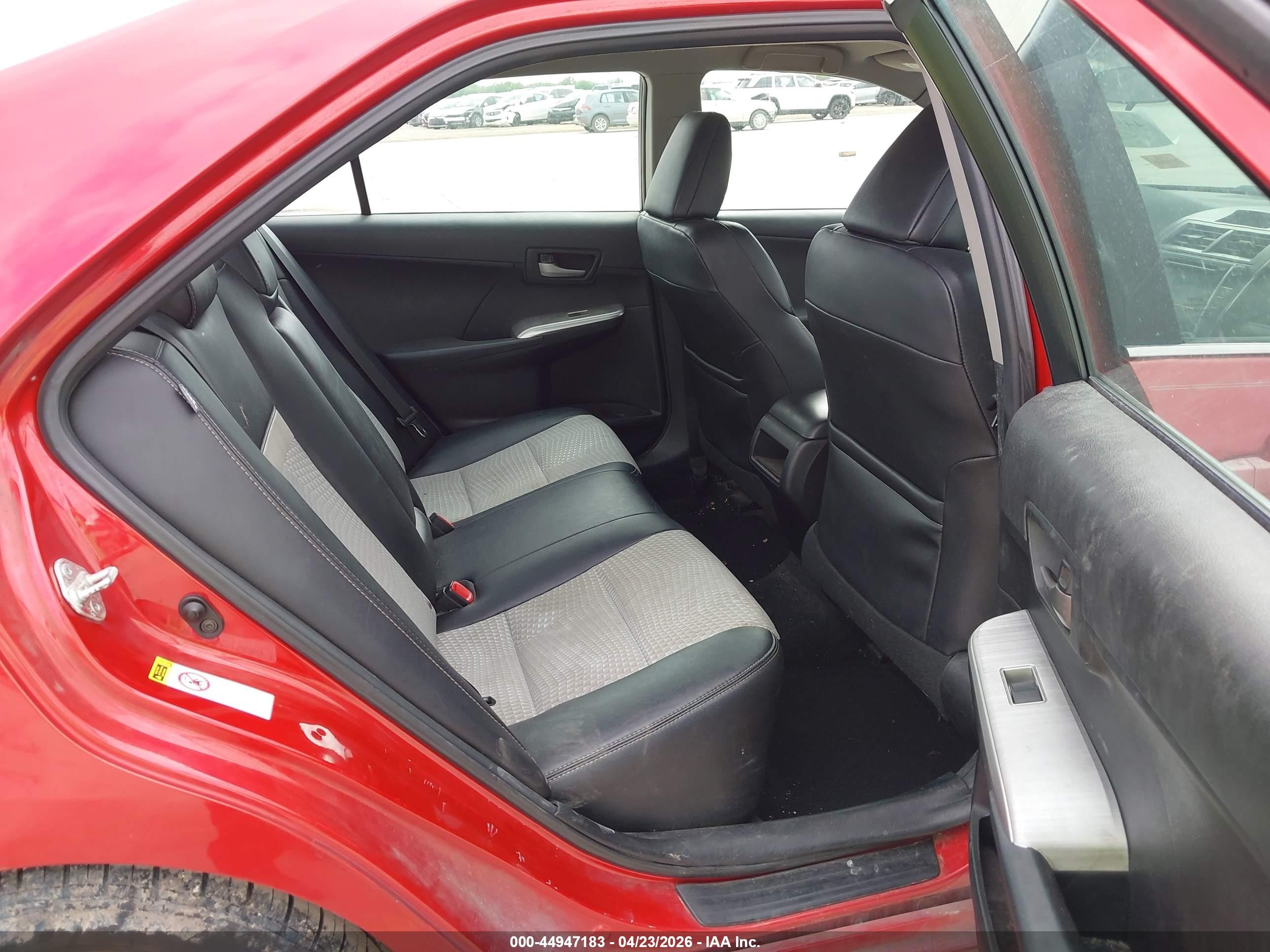 2012 Toyota Camry Se Red vin: 4T1BF1FK9CU601843