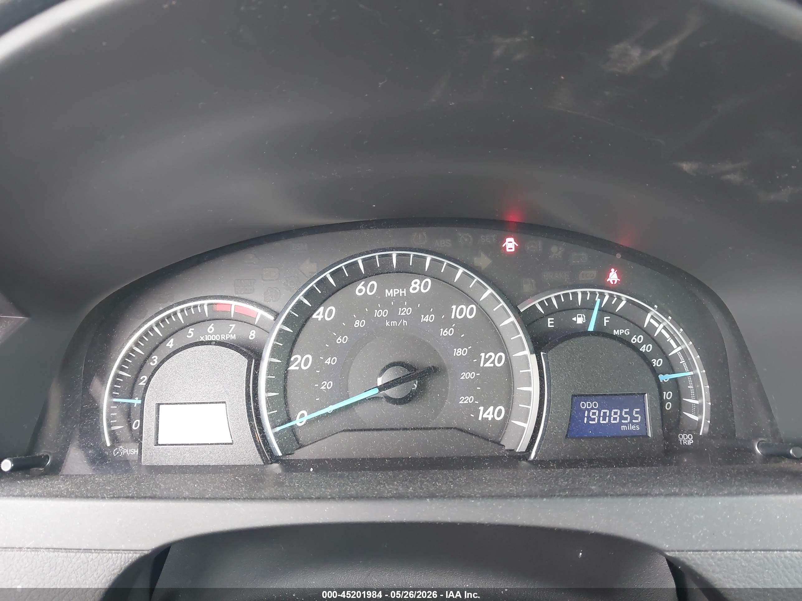 2012 Toyota Camry Xle Черный vin: 4T1BF1FK9CU603396