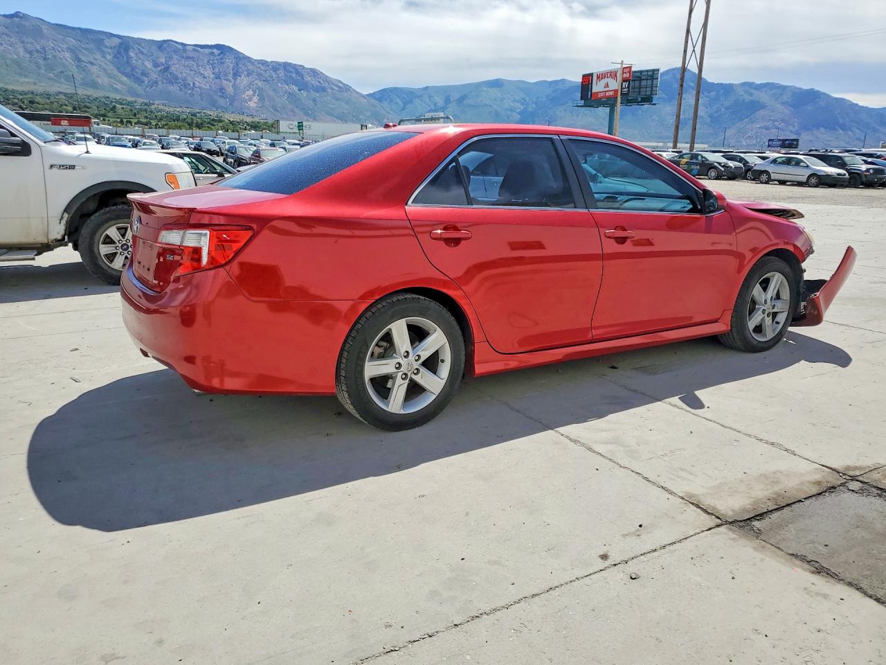 2012 Toyota Camry Se Red vin: 4T1BF1FK9CU622918