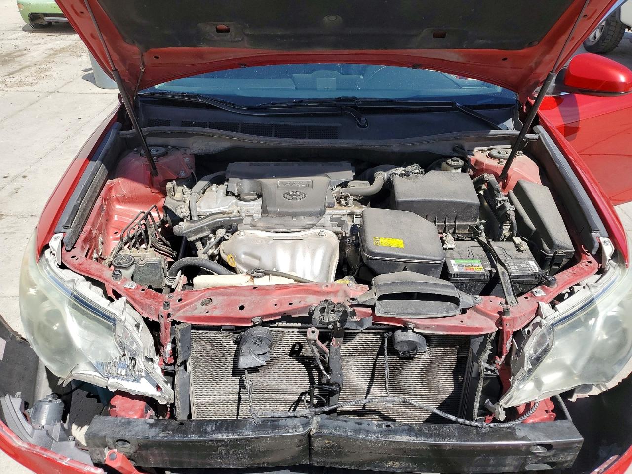 2012 Toyota Camry Se Red vin: 4T1BF1FK9CU622918