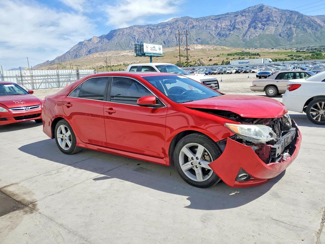 2012 Toyota Camry Se Red vin: 4T1BF1FK9CU622918