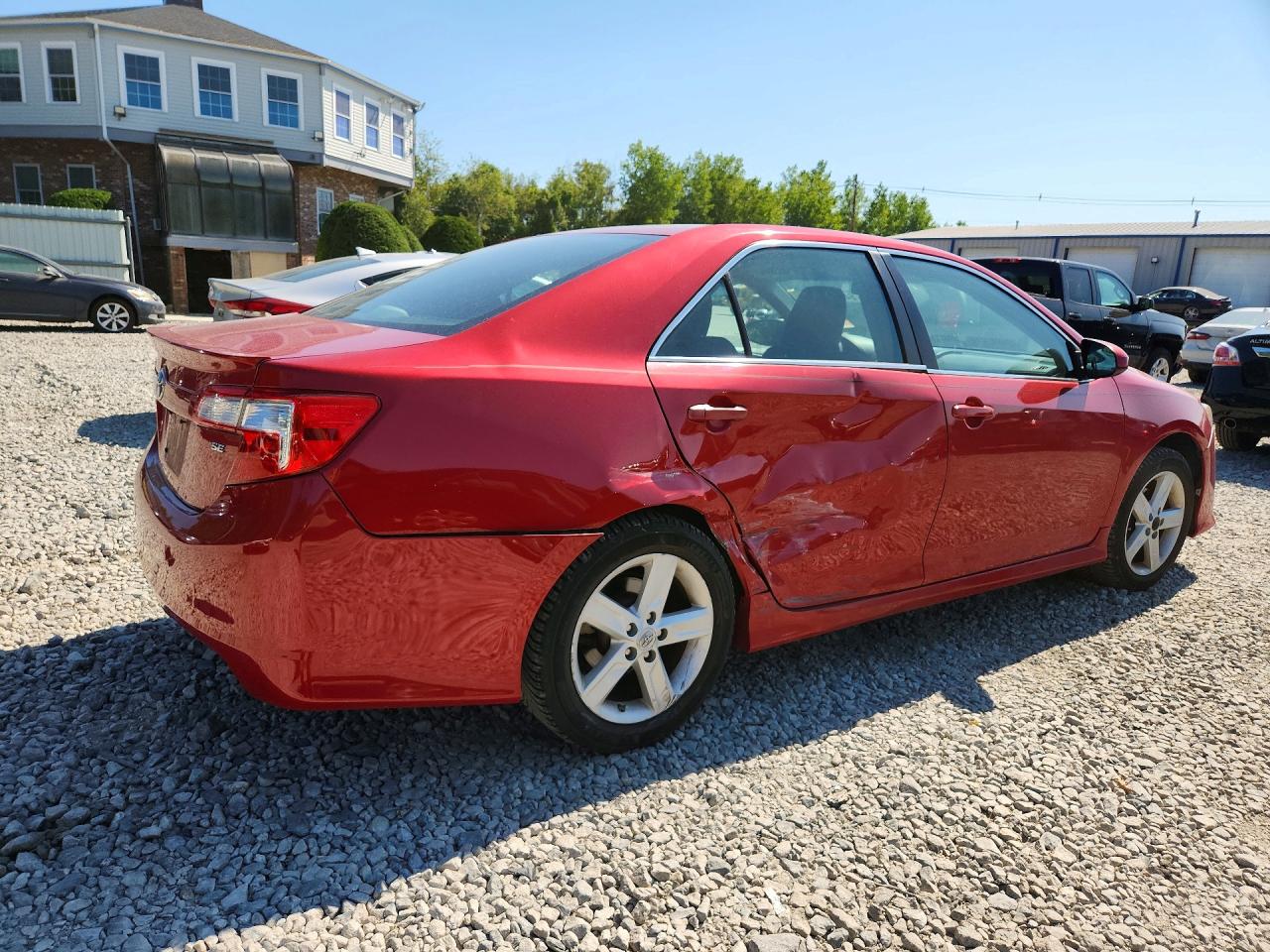 2012 Toyota Camry Se Red vin: 4T1BF1FK9CU629254