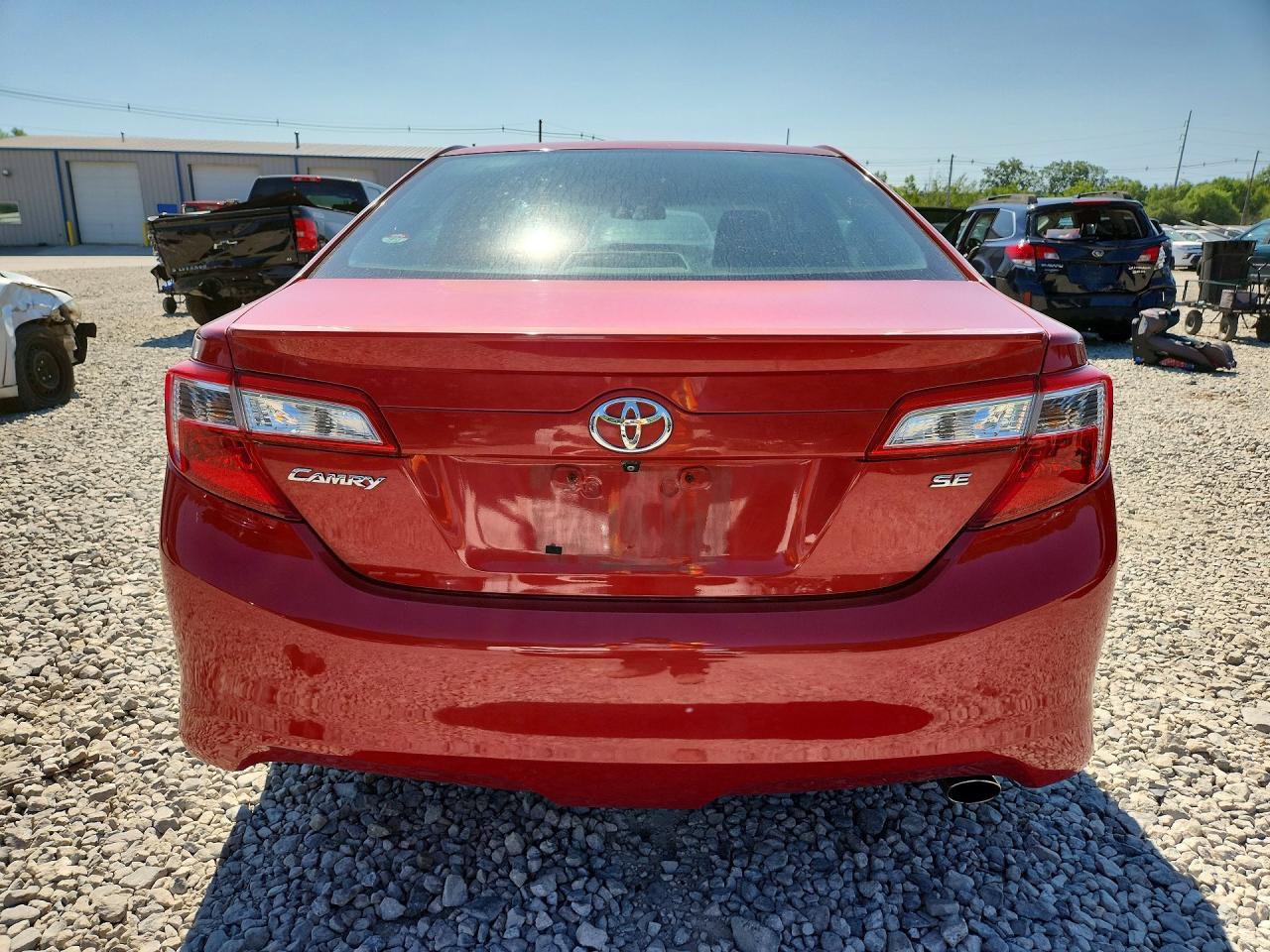 2012 Toyota Camry Se Red vin: 4T1BF1FK9CU629254